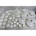 Wedgwood - A large Wedgwood Ice Rose dinner/tea set - Pieces include soup bowls, cream jugs,