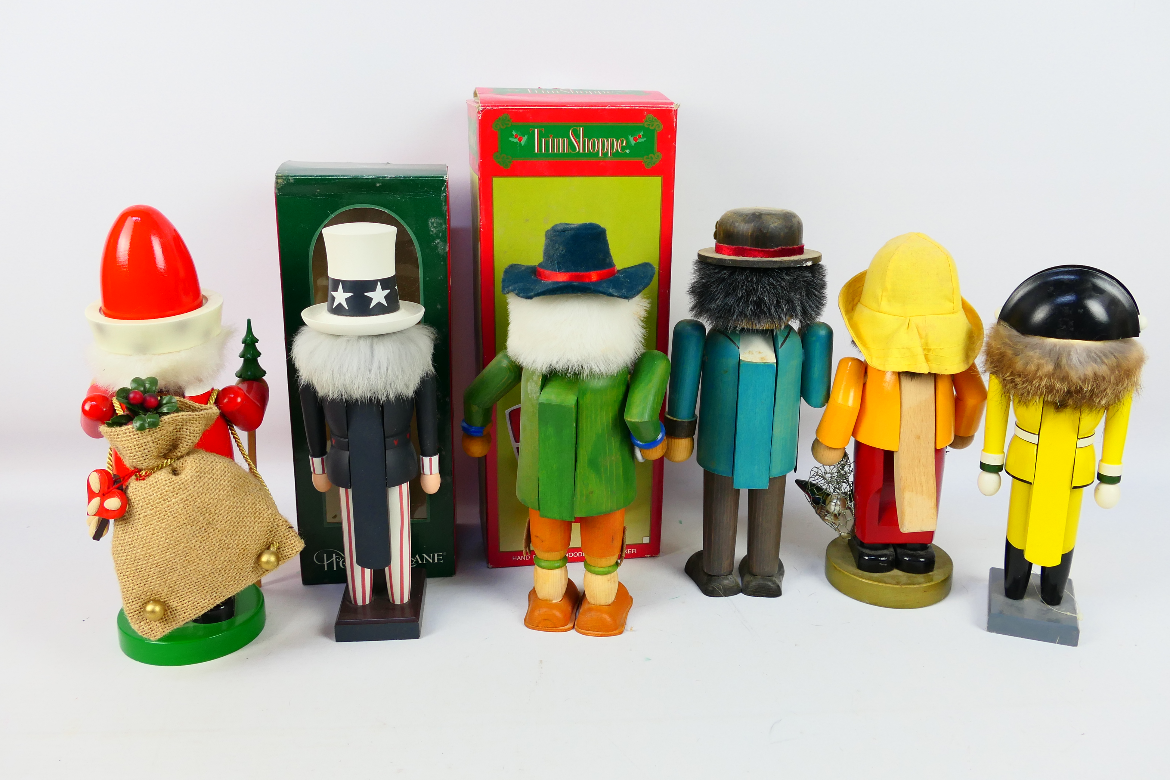 A collection of Steinbach and similar traditional, handmade, wooden figural nutcrackers, part boxed, - Image 4 of 4