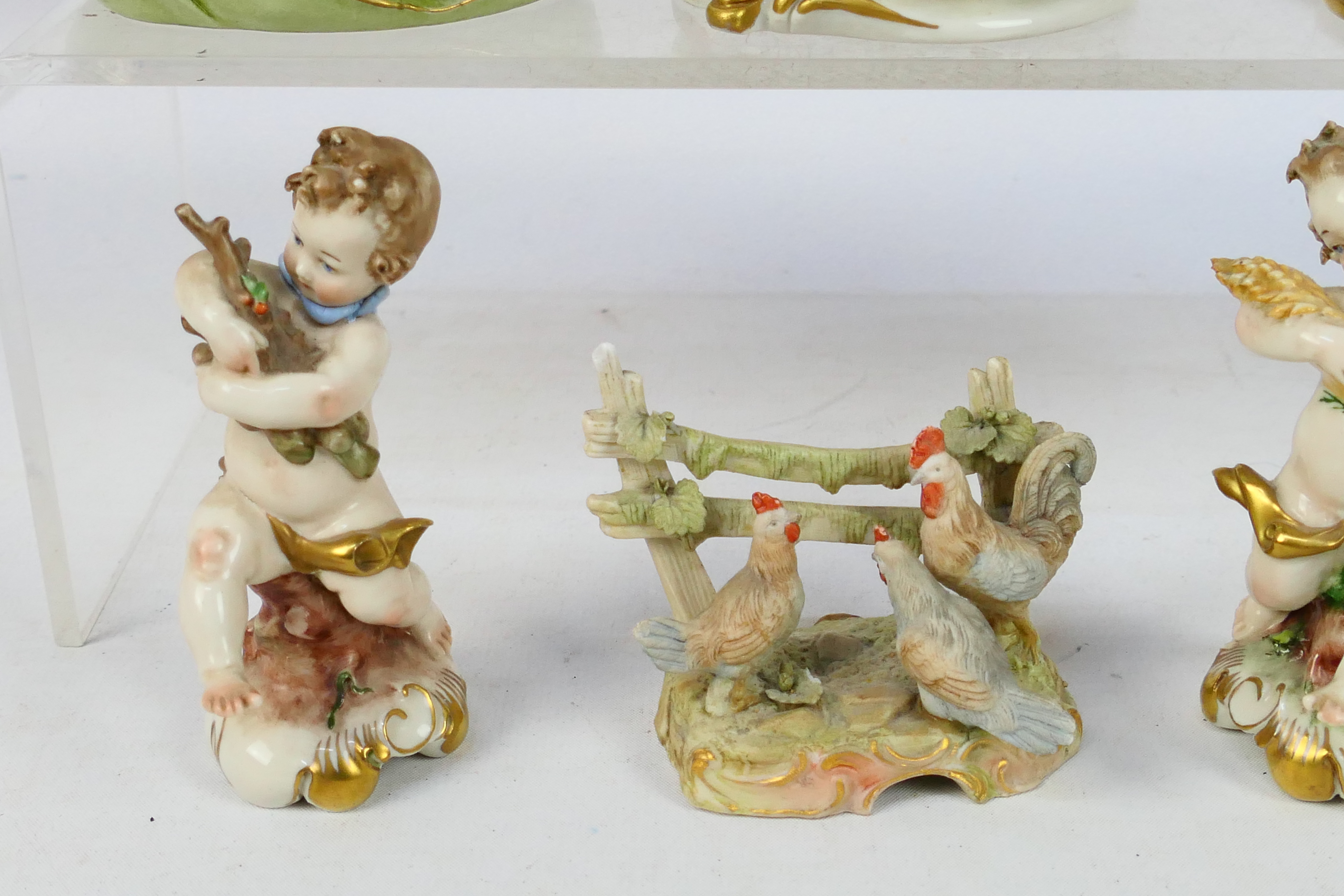 A collection of small Capodimonte figures / groups to include Giuseppe Cappe, - Image 4 of 14