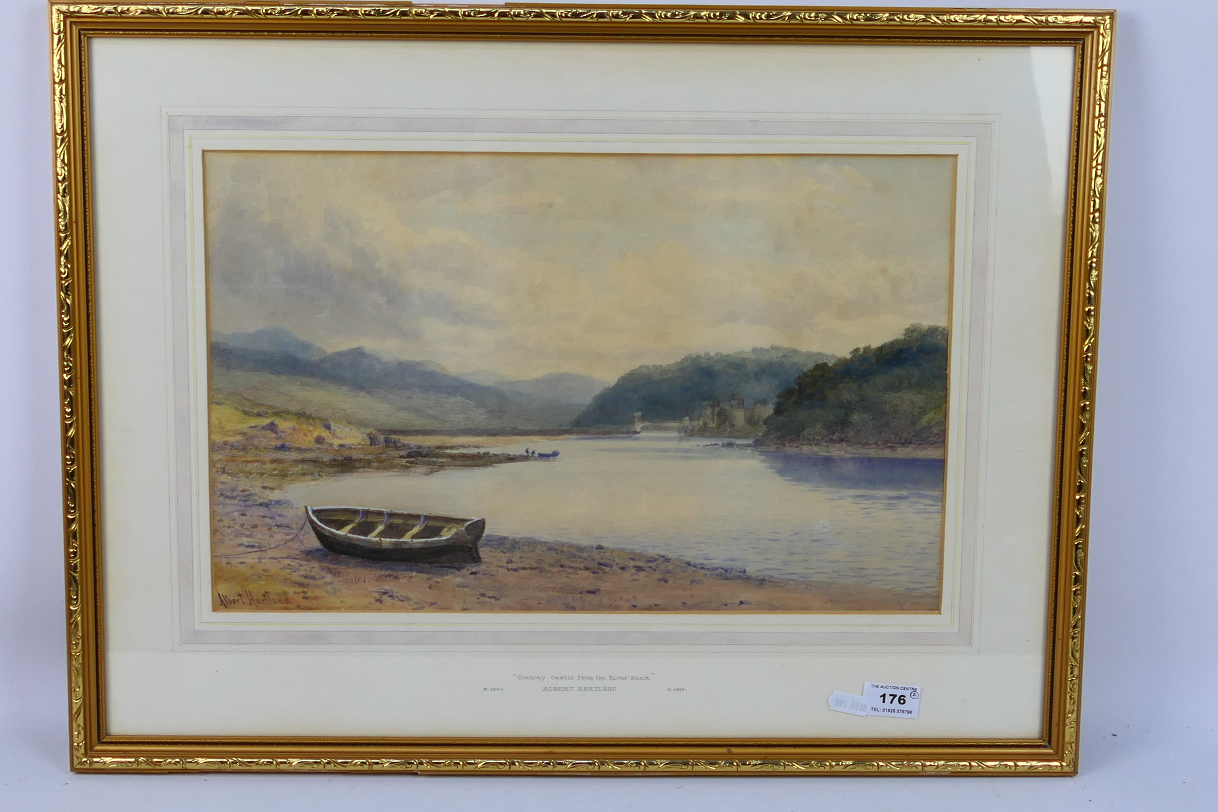 Henry Albert Hartland (1840 - 1893), two watercolour landscape scenes of Welsh interest, - Image 7 of 11