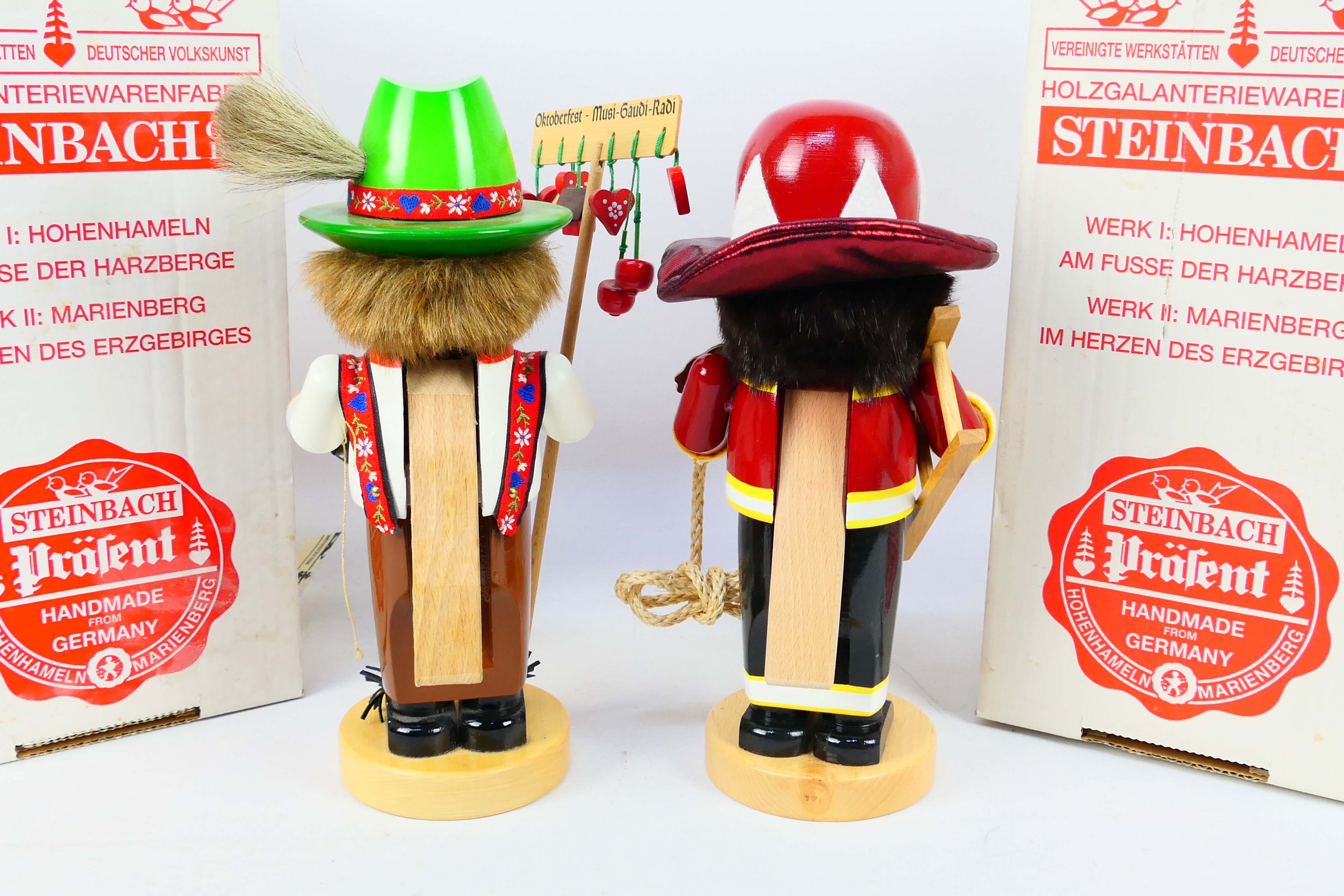 Two traditional German handmade wooden figural nutcrackers by Steinbach, - Image 3 of 3