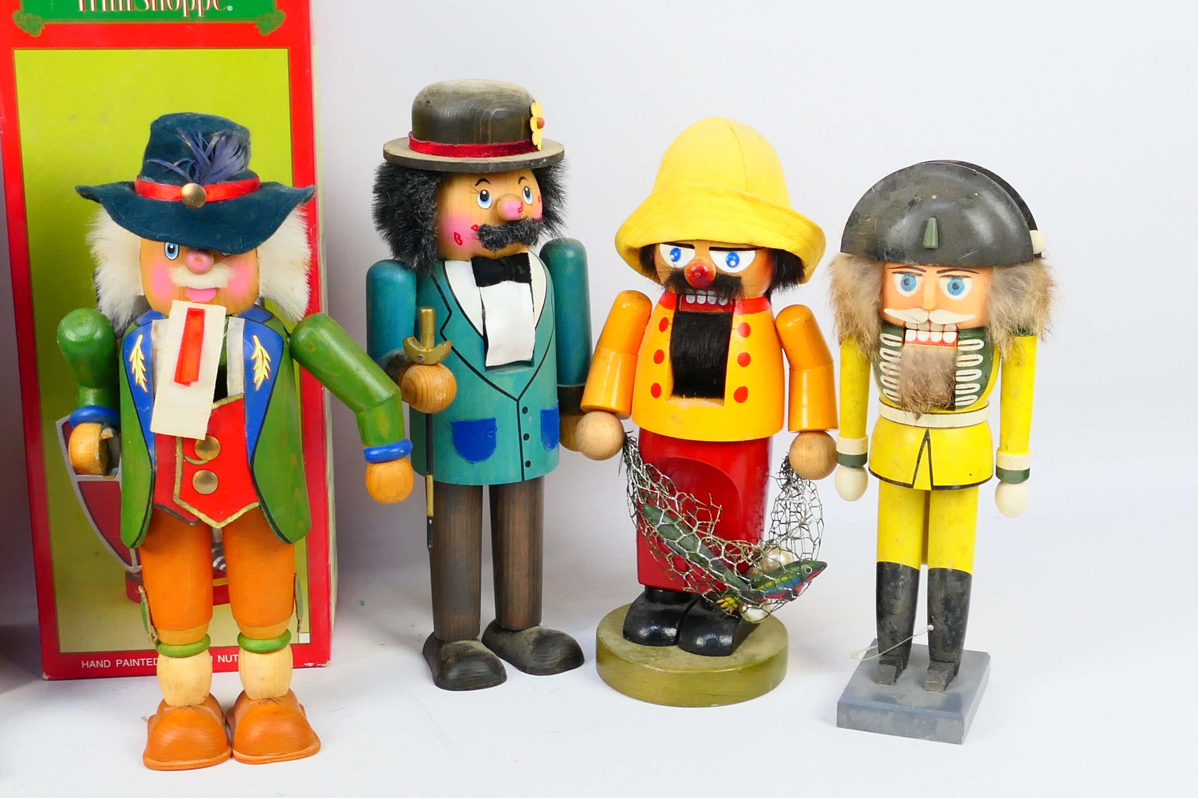 A collection of Steinbach and similar traditional, handmade, wooden figural nutcrackers, part boxed, - Image 2 of 4