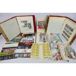 Philately - Lot to include three binders / albums of UK and foreign stamps, loose stamps,