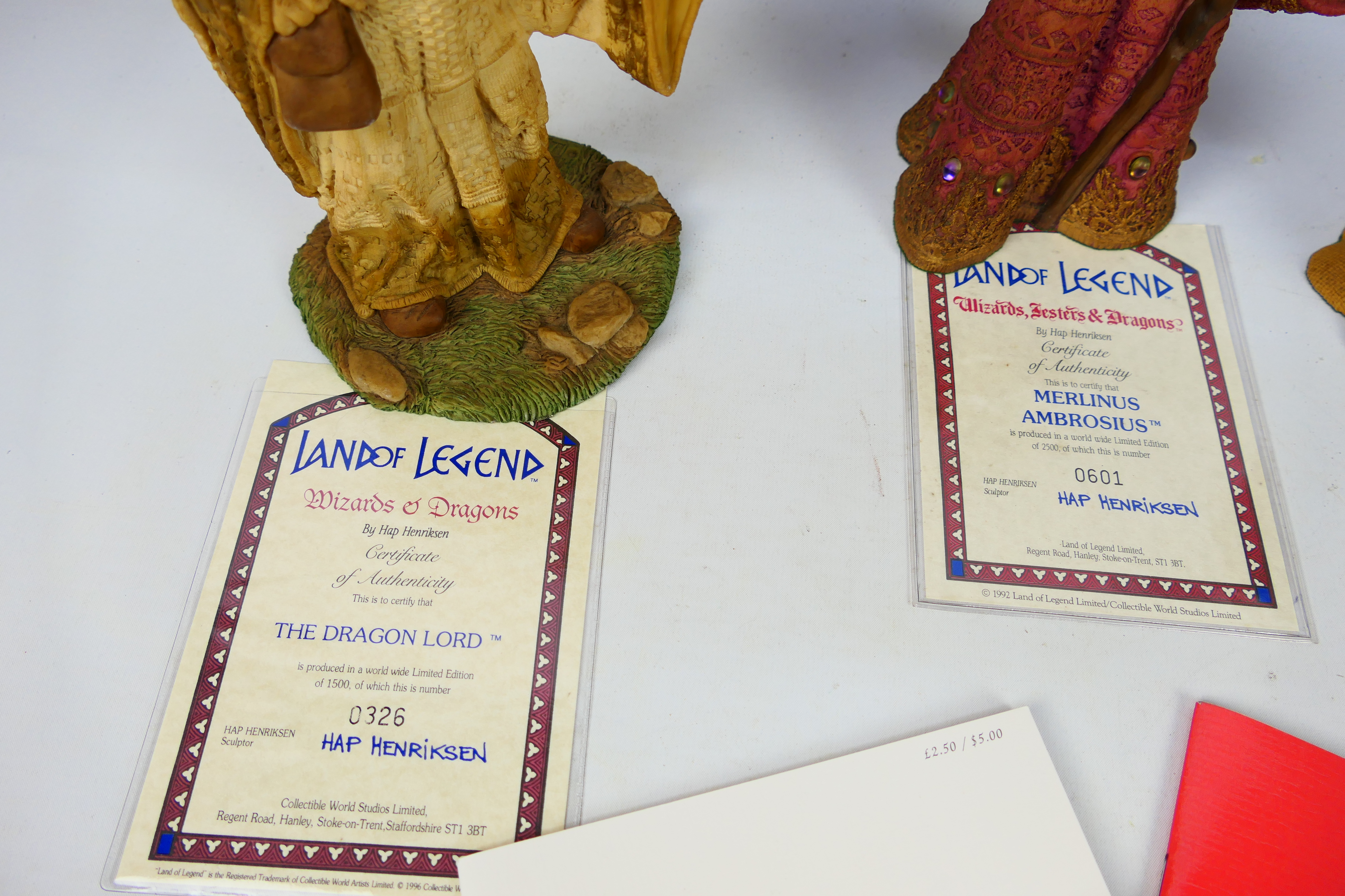 Three boxed limited edition Lilliput Lane Land Of Legend / Wizards & Dragons fantasy figures - Image 3 of 8