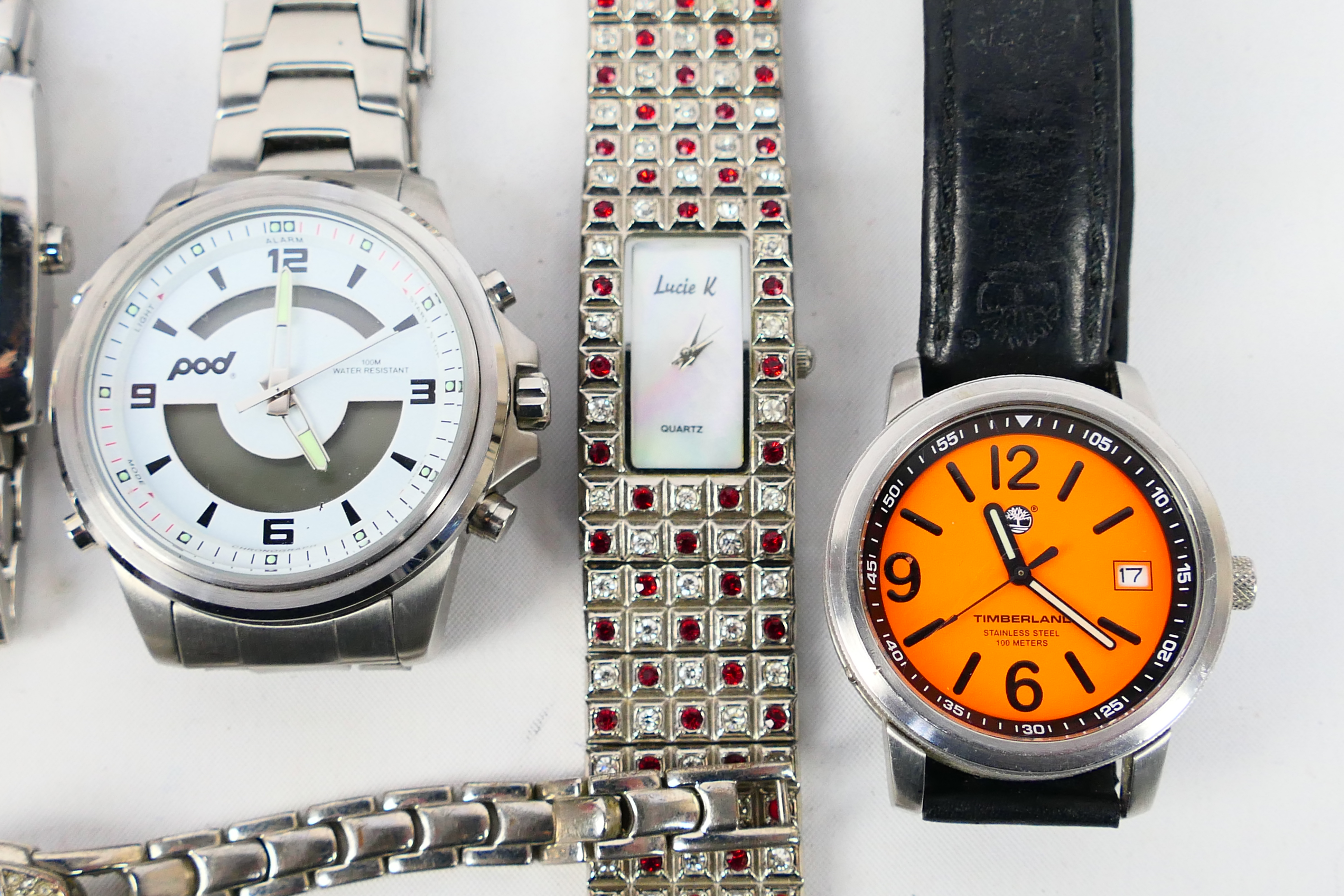 A collection of various wrist watches to include DKNY, Slazenger, Citron, Ben Sherman and other. - Image 7 of 7