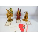 Three boxed limited edition Lilliput Lane Land Of Legend / Wizards & Dragons fantasy figures