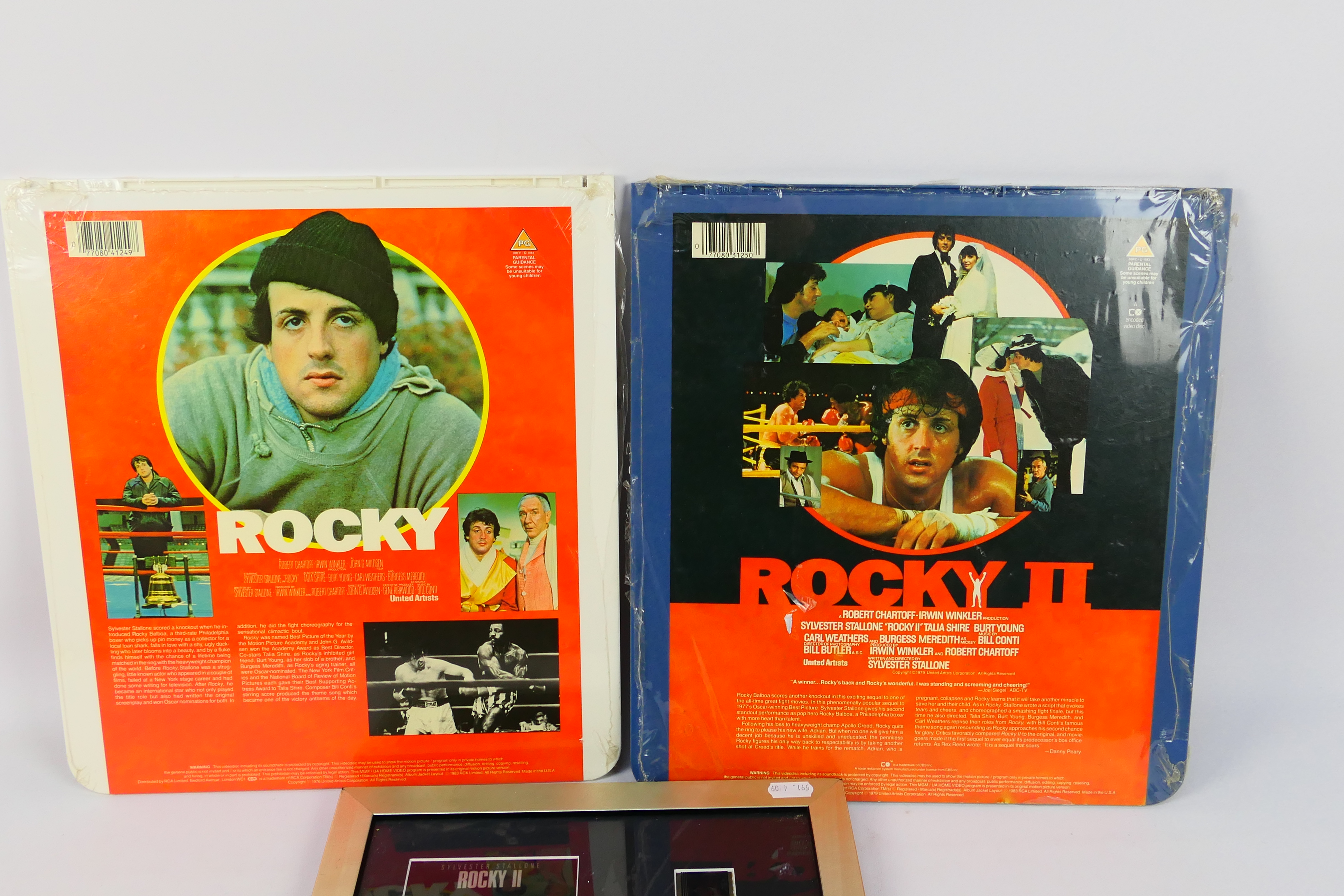 Rocky - Lot to include a limited edition Rocky II filmcel montage and two CED Videodiscs comprising - Image 5 of 8