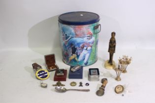 Mixed collectables comprising cigarette lighters to include a Zippo Playboy example,