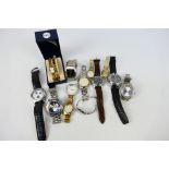 A collection of various wrist watches to include Zeon, Sekonda, Clyda and other.