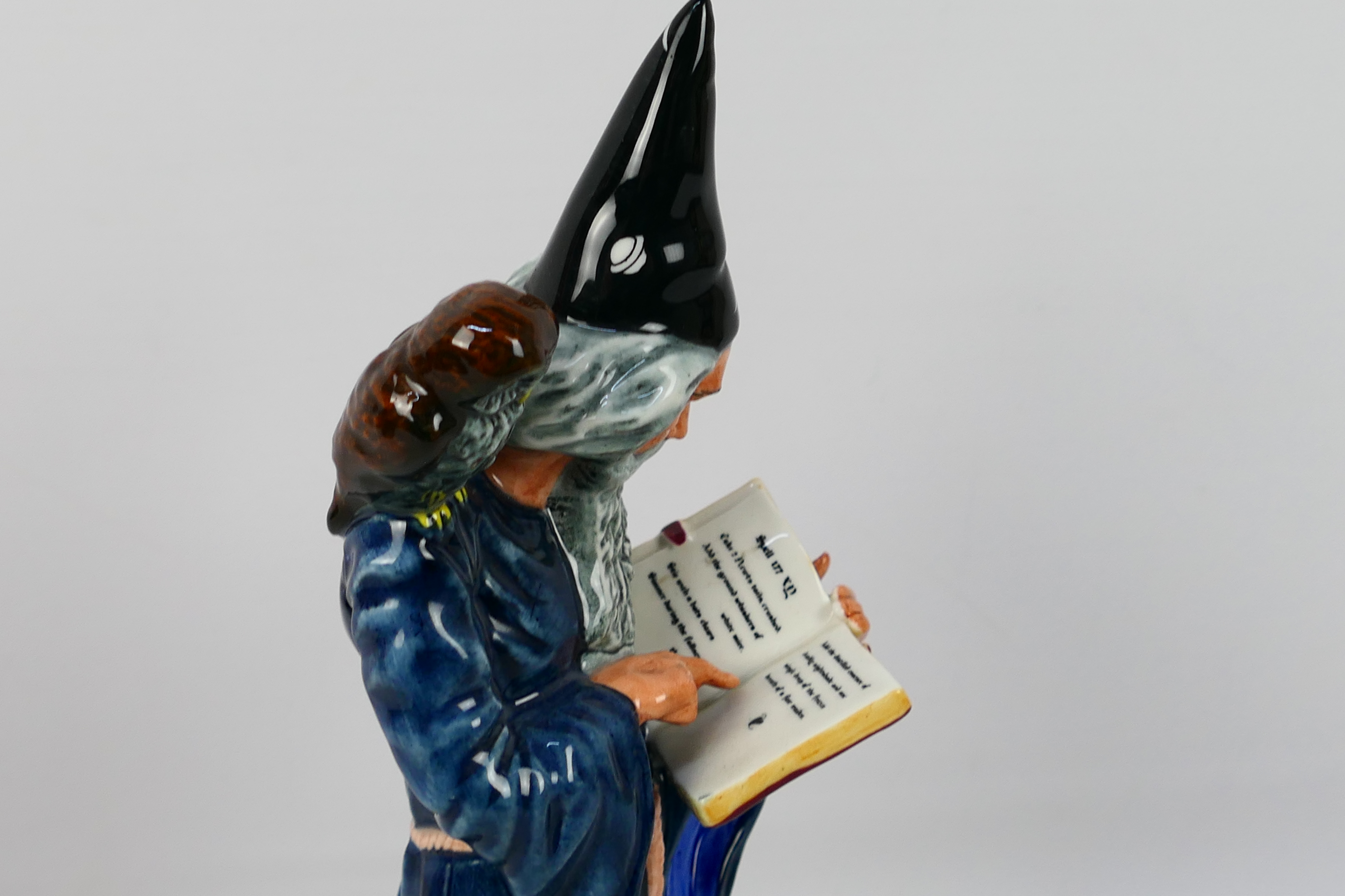 A Royal Doulton figure # HN2877, The Wizard, approximately 25 cm (h). - Image 4 of 6