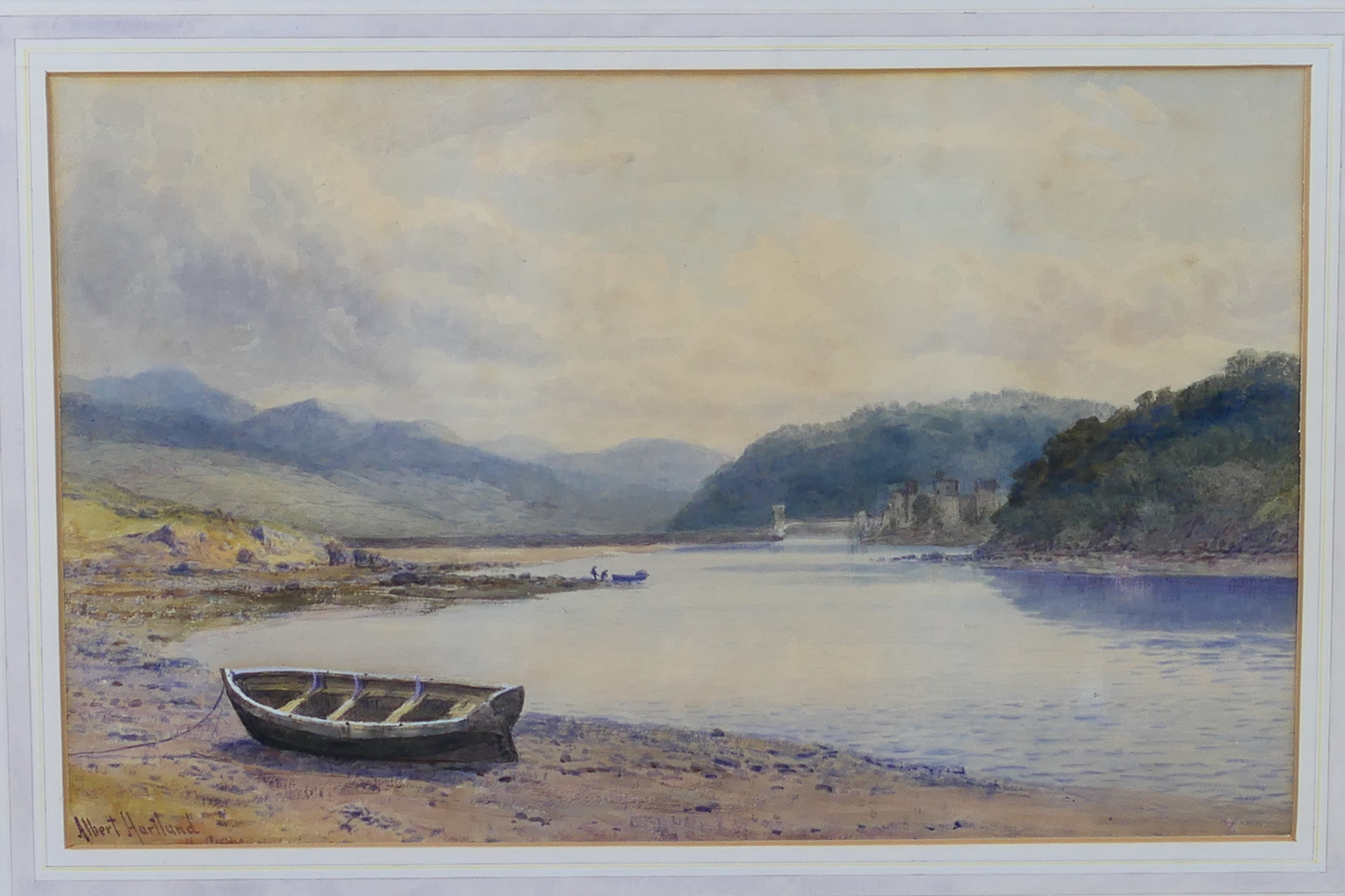 Henry Albert Hartland (1840 - 1893), two watercolour landscape scenes of Welsh interest, - Image 8 of 11