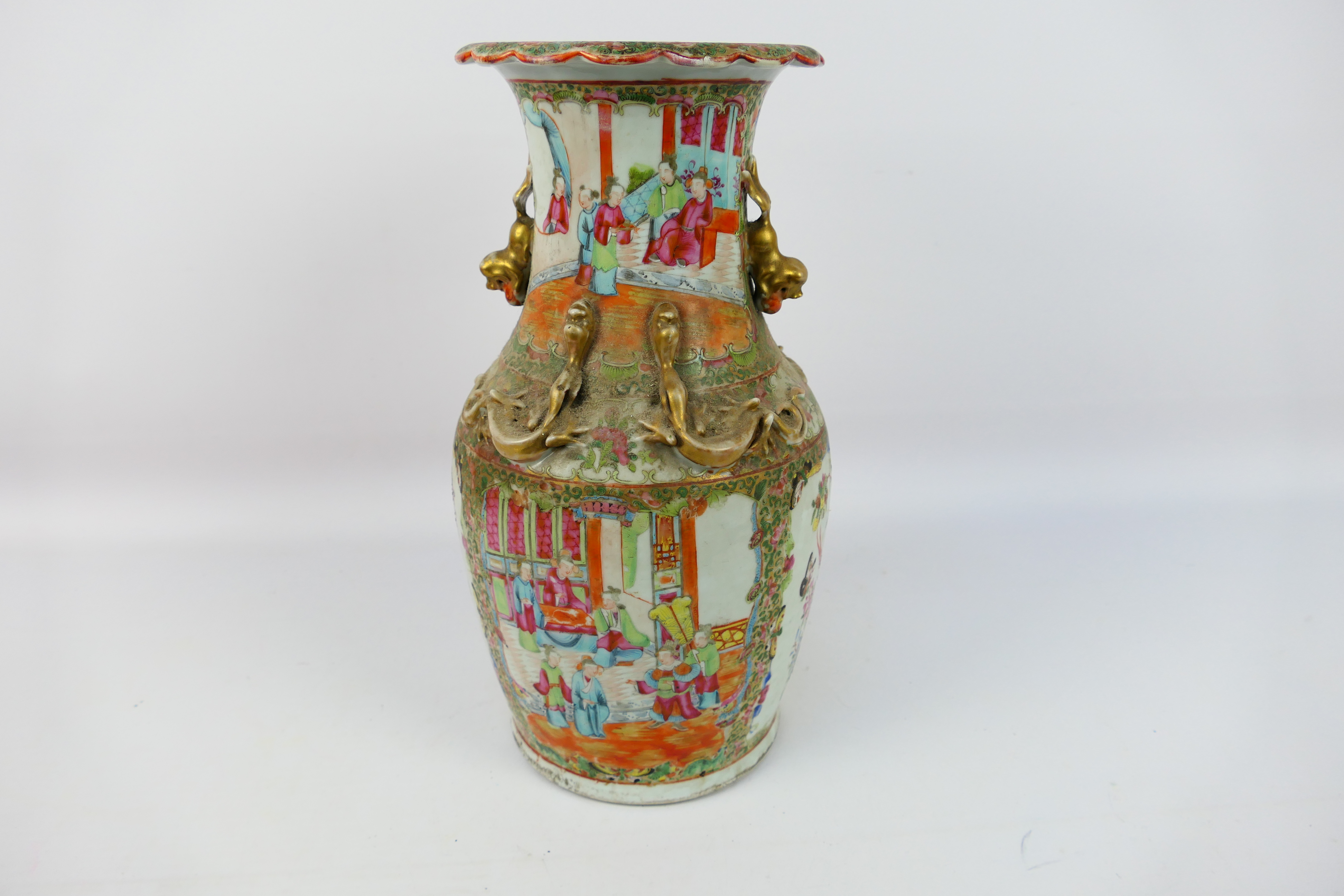 A Chinese famille rose vase, - Image 6 of 14