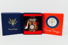 Ronald Reagan - An unopened and boxed jar of Jelly Belly jelly beans produced for The Ronald Reagan