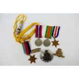 Four World War Two (WW2 / WWII) campaign medals comprising France And Germany Star, 1939- 1945 Star,