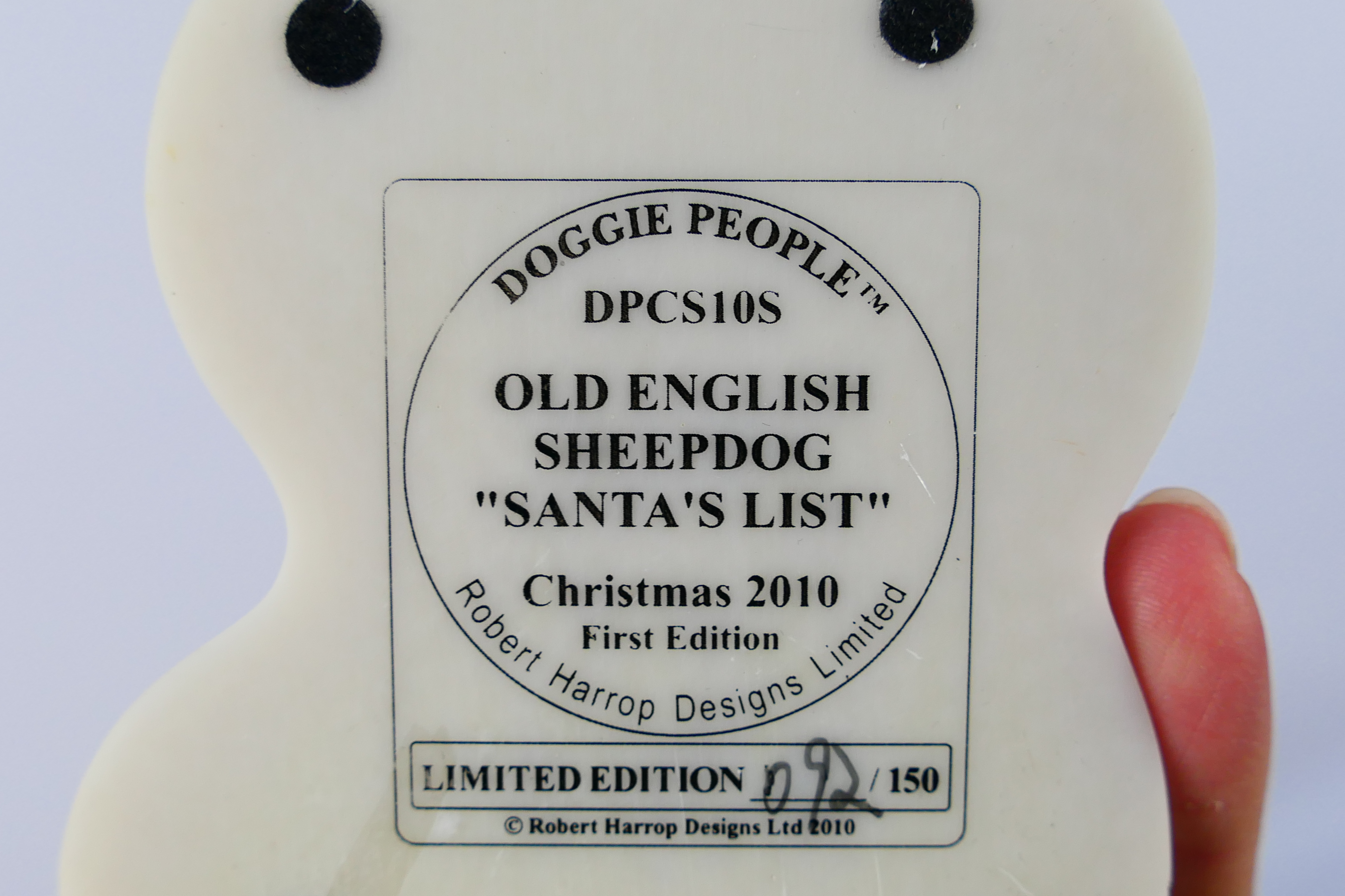 Robert Harrop - Doggie People - A pair of Robert Harrop resin figurines of Old English Sheepdog - Image 8 of 8