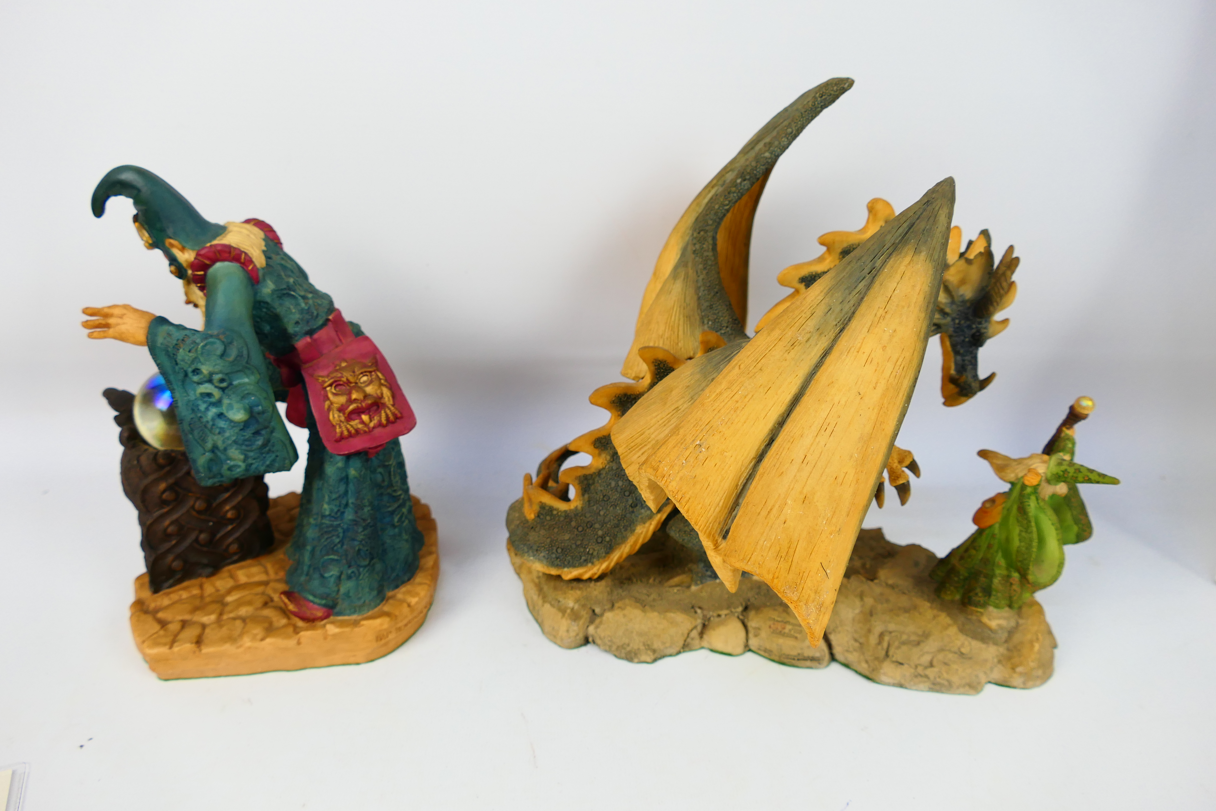 Two boxed limited edition Lilliput Lane Land Of Legend fantasy figures / groups designed by Hap - Image 5 of 8