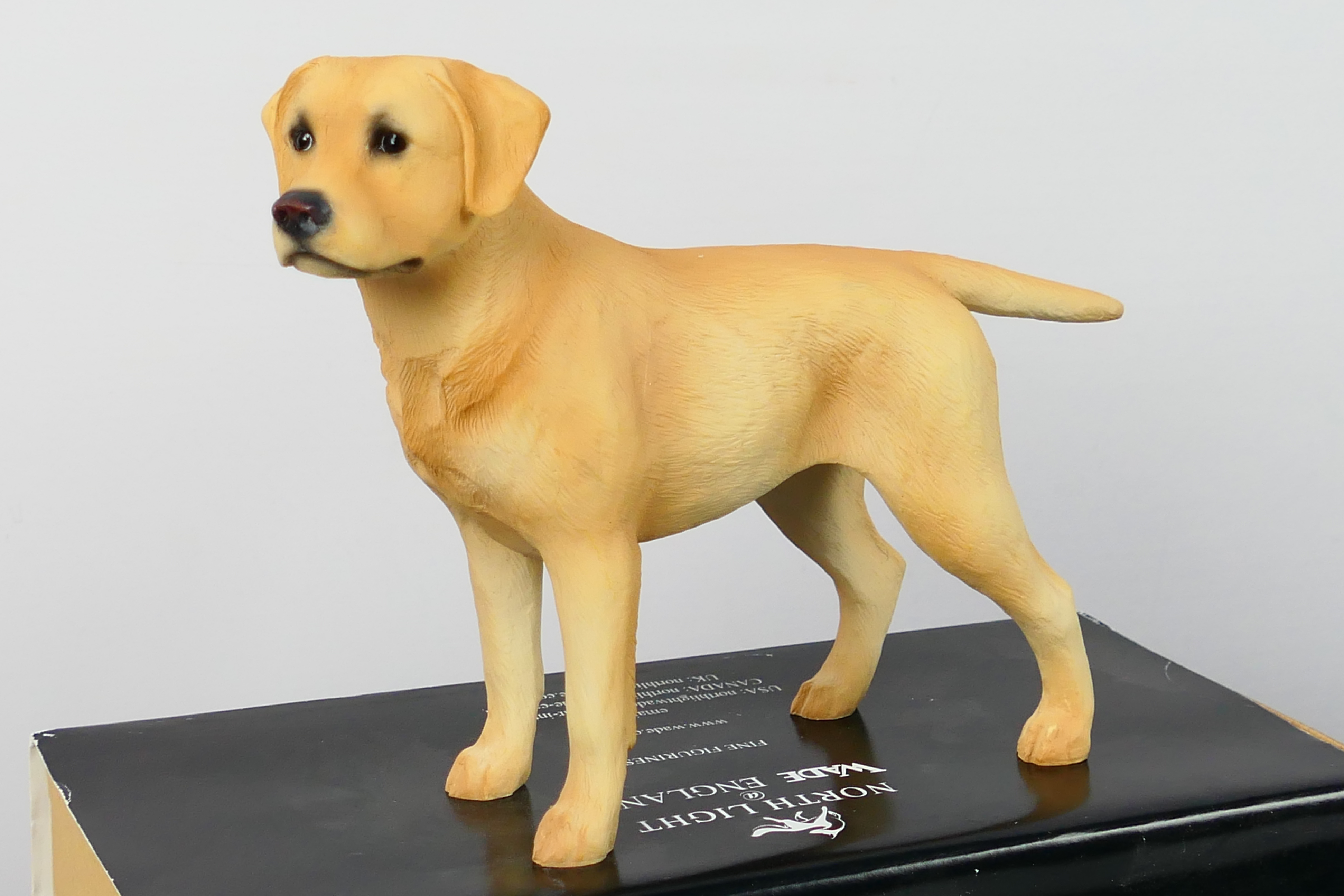 Three boxed dog figures comprising Golden Retreiver, Black Labrador and Yellow Labrador. - Image 2 of 4