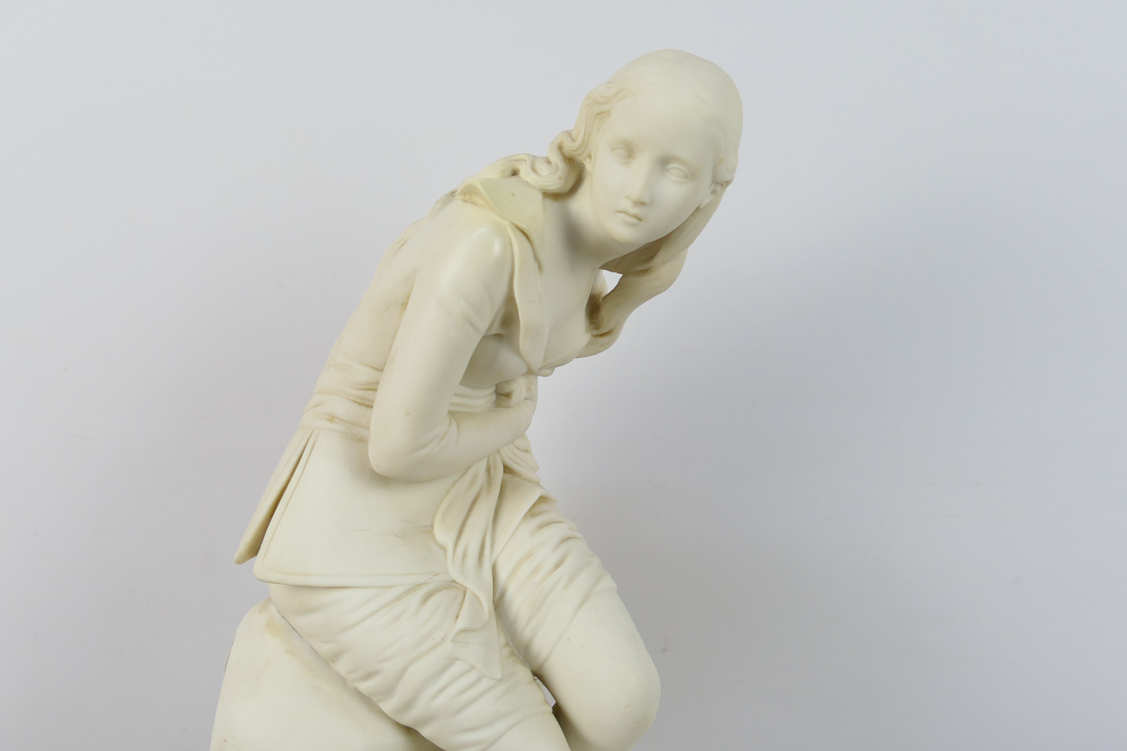 Attributed To Minton - A parian figure of Dorothea, after a model by John Bell, - Image 4 of 7