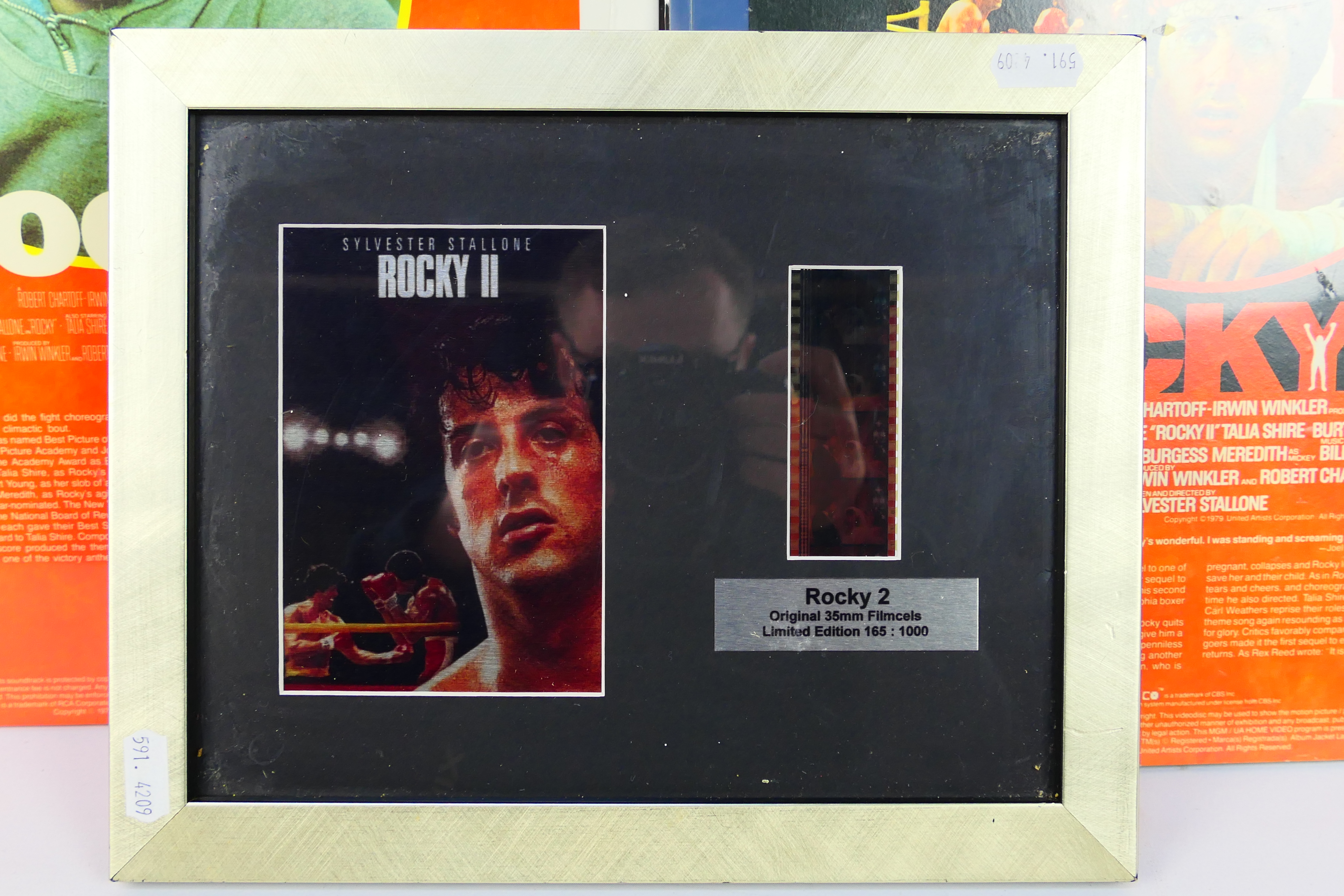 Rocky - Lot to include a limited edition Rocky II filmcel montage and two CED Videodiscs comprising - Image 6 of 8