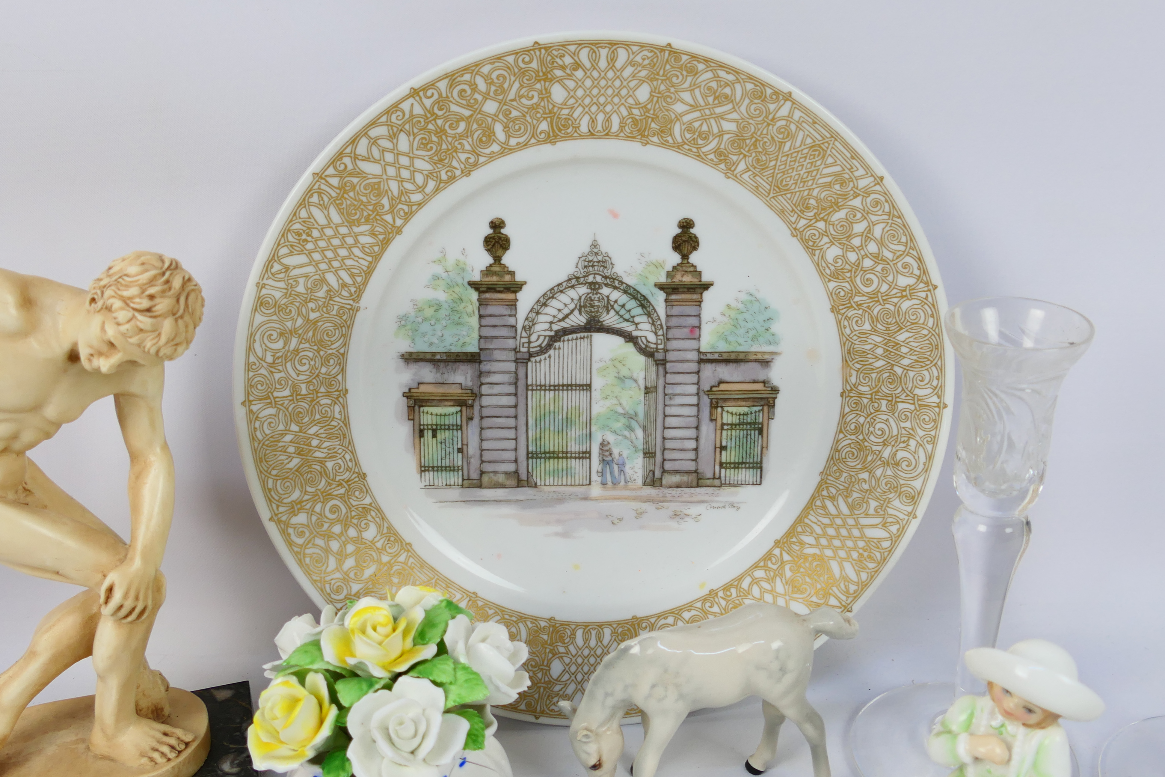 Lot to include a Royal Doulton foal figure, Royal Copenhagen plate, - Image 3 of 6