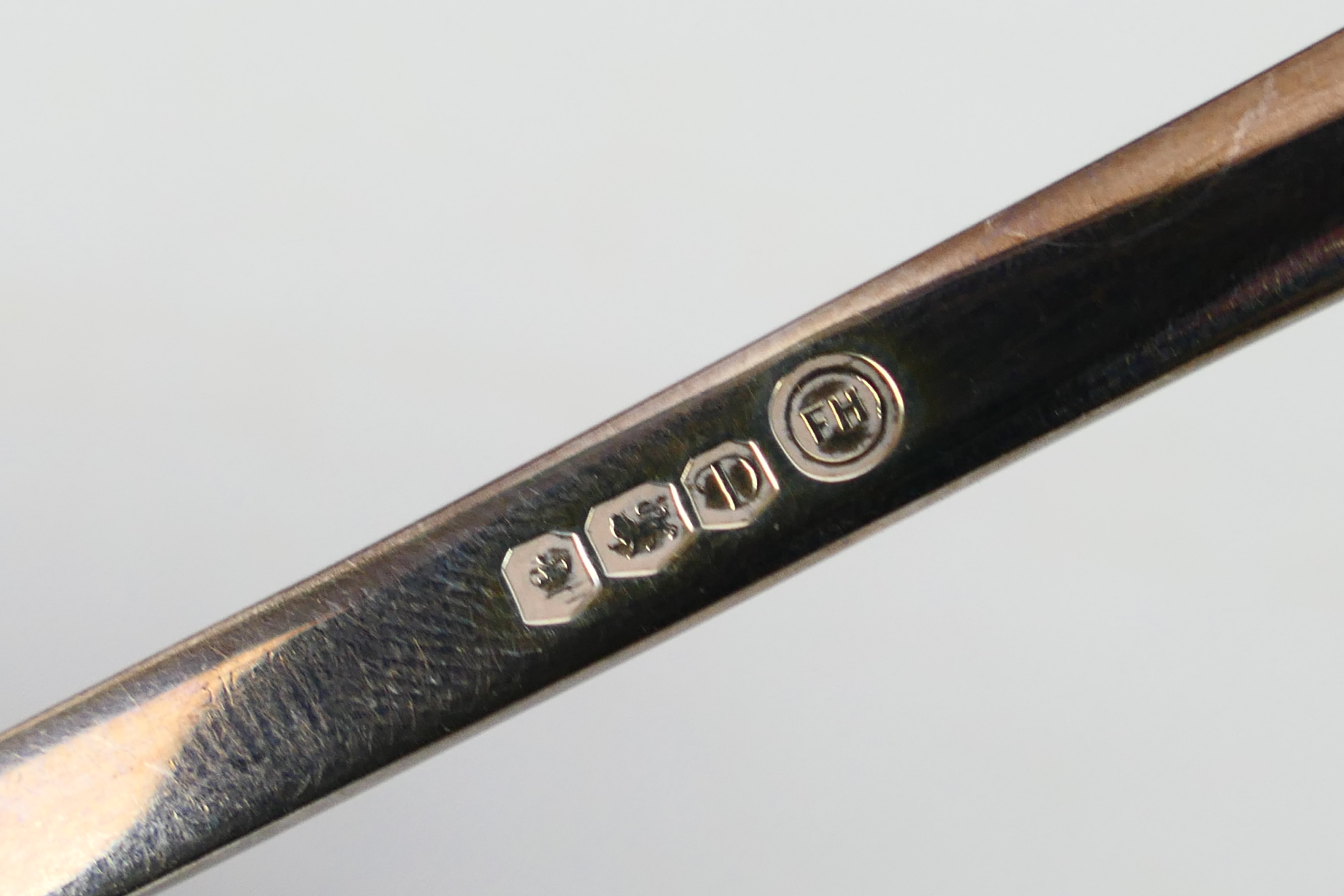 A 20th century silver marrow scoop, Sheffield assay, sponsors mark for Francis Howard Ltd, - Image 8 of 8