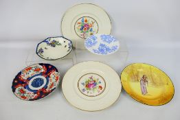 Royal Doulton, Royal Worcester, Wedgwood - 6 x ceramic plates.