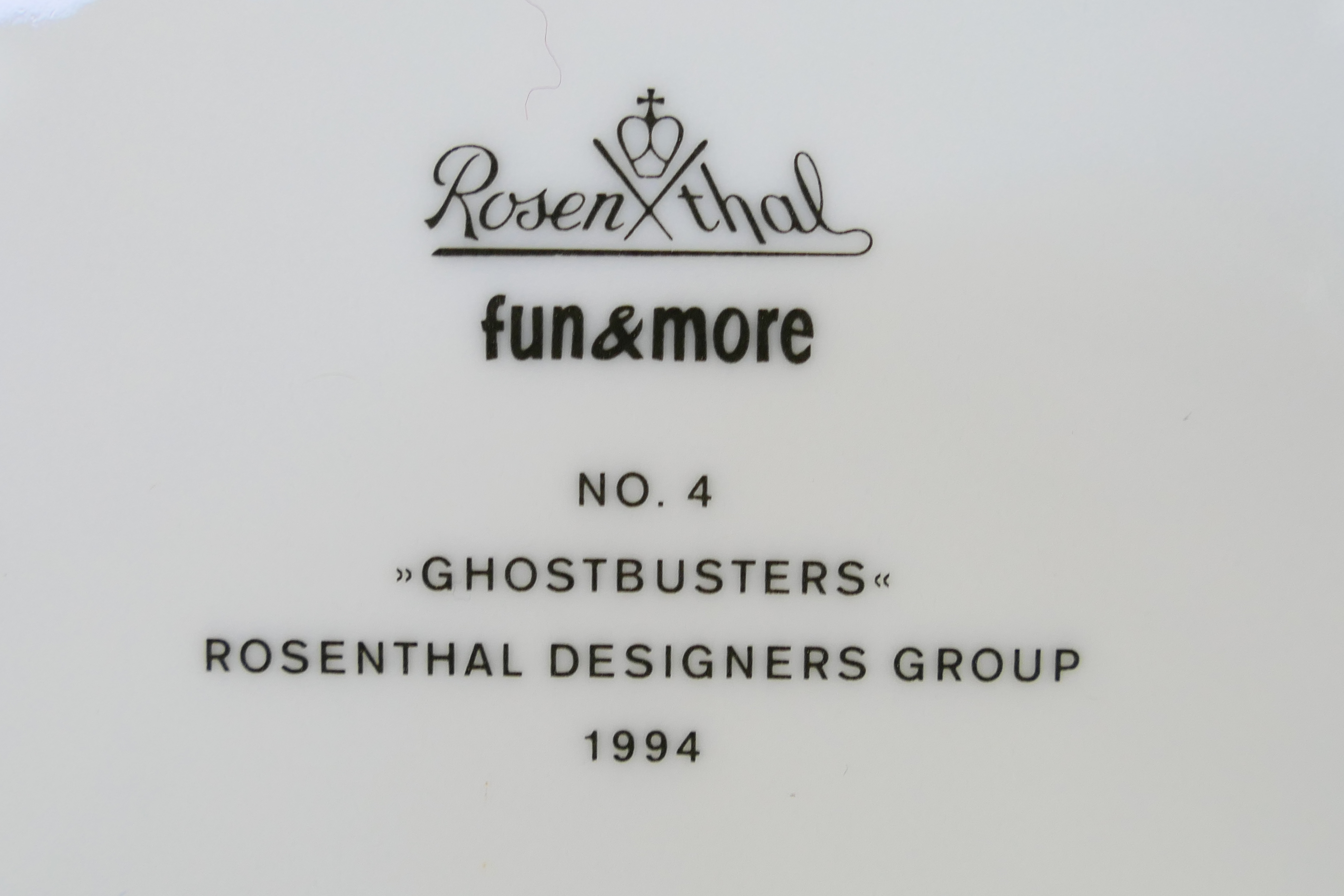 Rosenthal - Two Fun & More Series wall plates comprising No 4 Ghostbusters and No 12 Salto Mortale, - Image 5 of 6