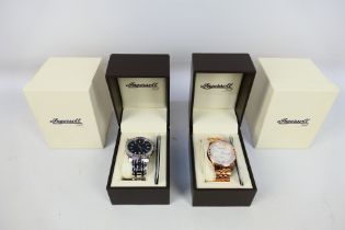 Two Ingersoll Gems stone set wrist watches housed in original boxes with paperwork and outer card