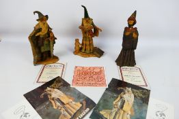 Three boxed limited edition Lilliput Lane Land Of Legend fantasy figures designed by Hap Henriksen