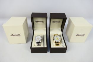 Two Ingersoll Gems stone set wrist watches housed in original boxes with paperwork and outer card