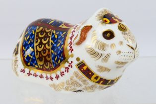 Royal Crown Derby - A limited edition paperweight in the form of a Guinea Pig, Ponchito,