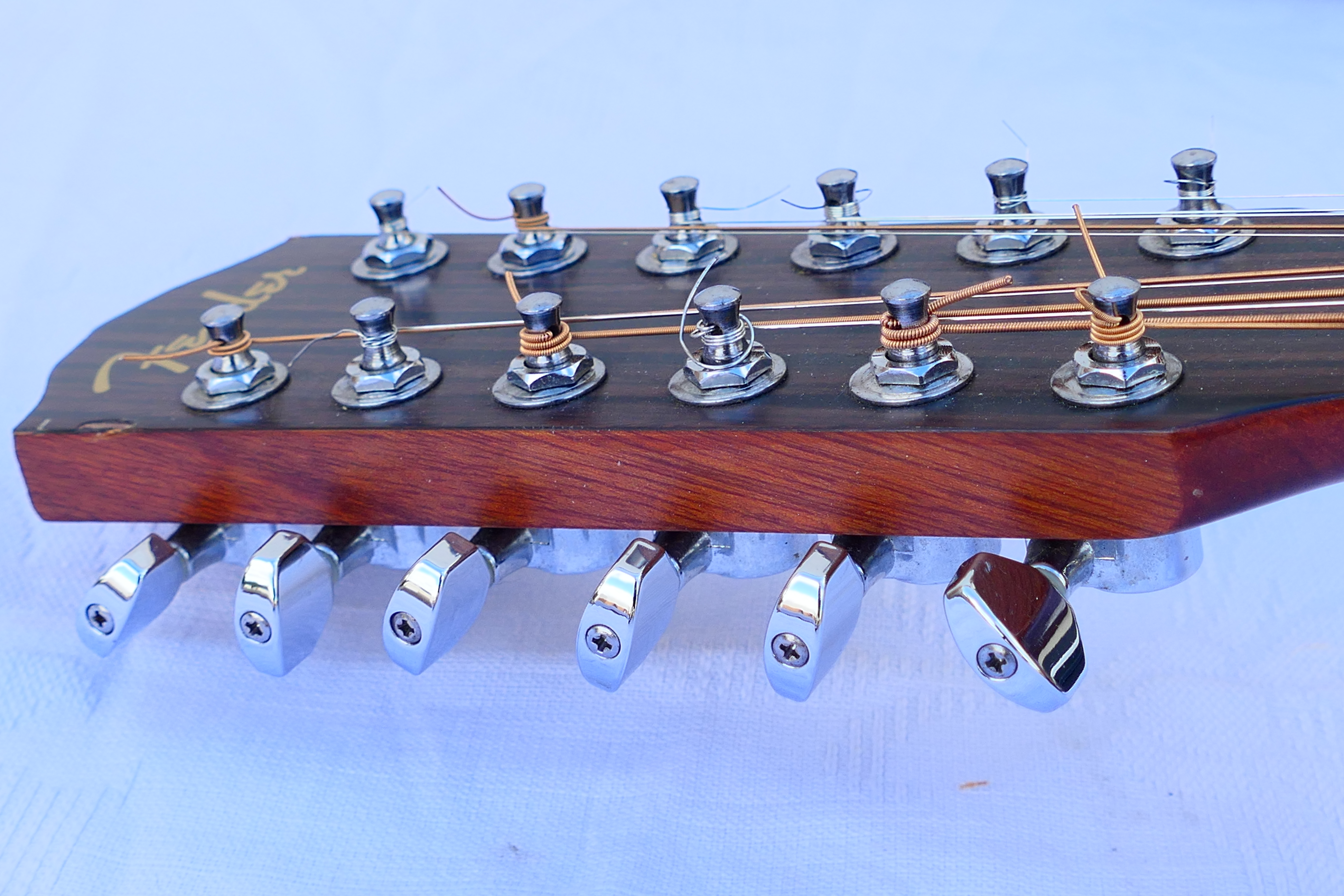 A Fender twelve string acoustic guitar, model DG-14S NAT, serial number 2016***, - Image 8 of 14
