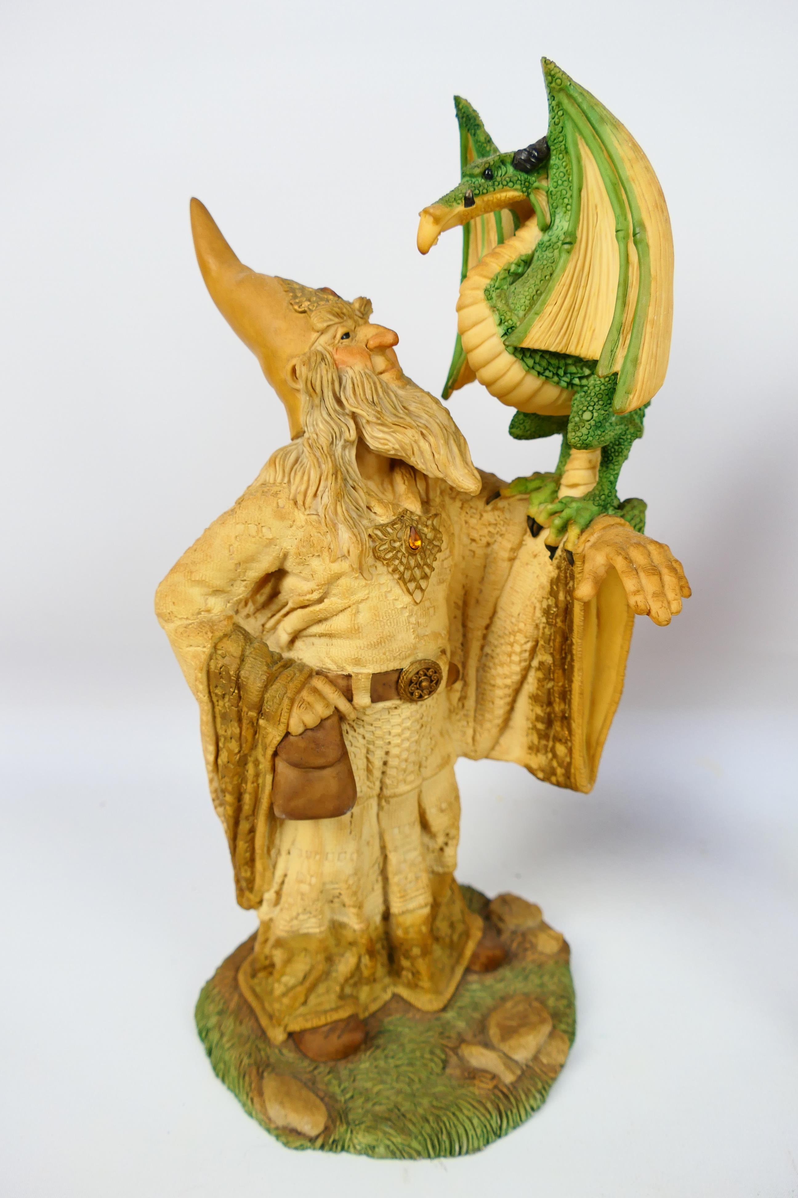 Three boxed limited edition Lilliput Lane Land Of Legend / Wizards & Dragons fantasy figures - Image 7 of 8