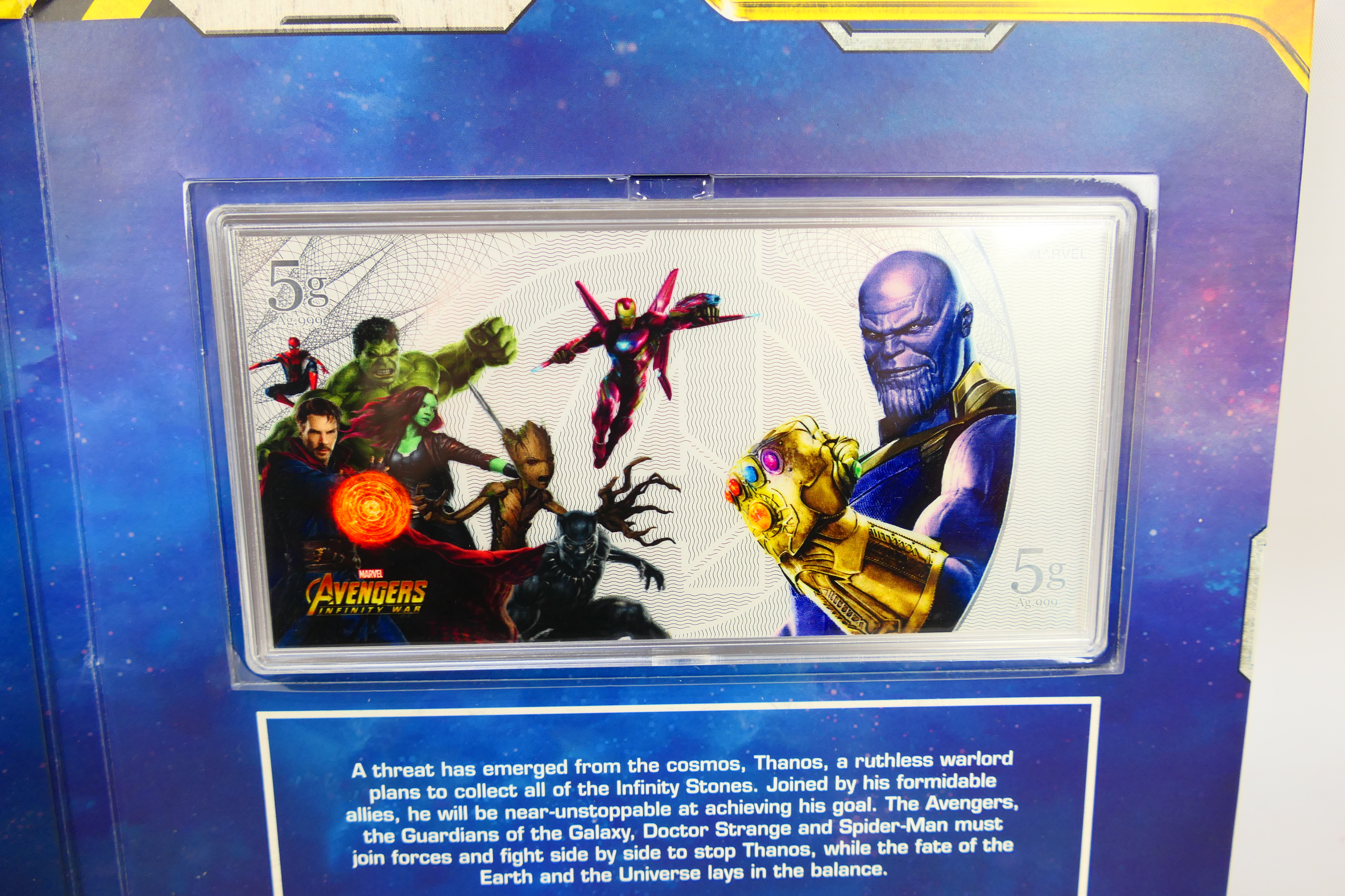 Marvel - An Avengers Infinity War Official Collector Pack comprising 15 commemorative coins and an - Image 8 of 9
