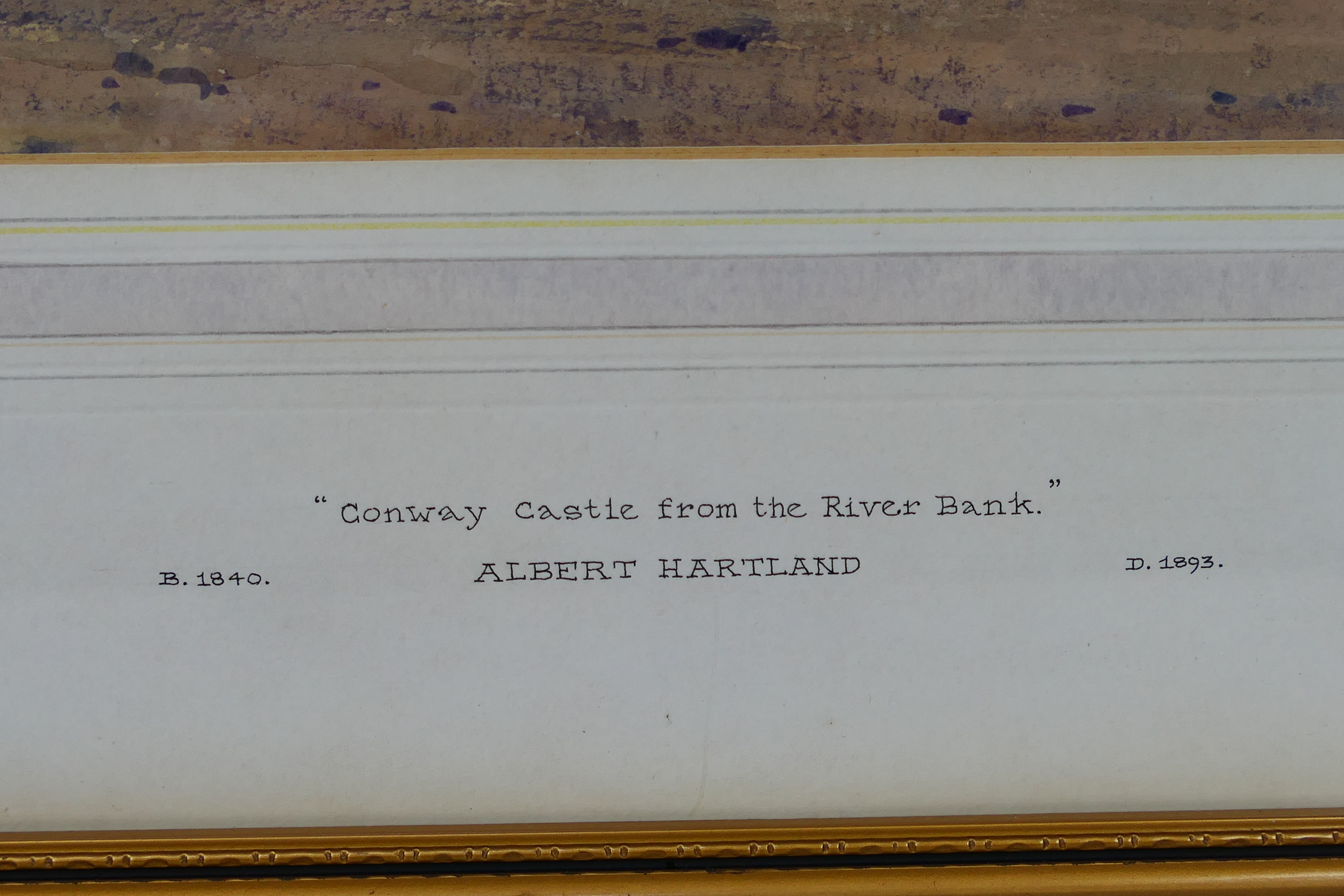 Henry Albert Hartland (1840 - 1893), two watercolour landscape scenes of Welsh interest, - Image 10 of 11