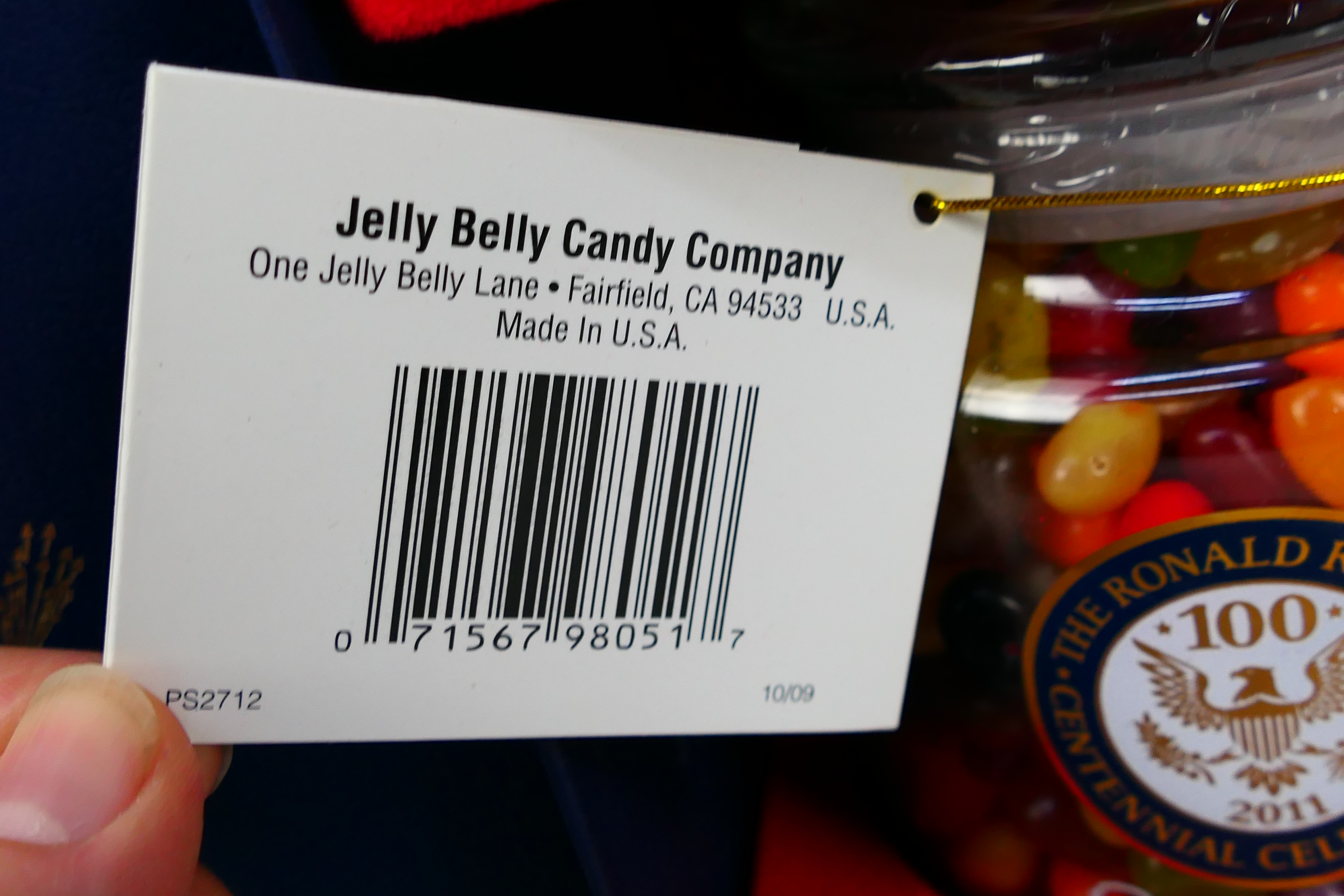 Ronald Reagan - An unopened and boxed jar of Jelly Belly jelly beans produced for The Ronald Reagan - Image 6 of 8