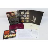 Elvis Presley - A London Mint Elvis related collector coin set, The King Of Rock And Roll,