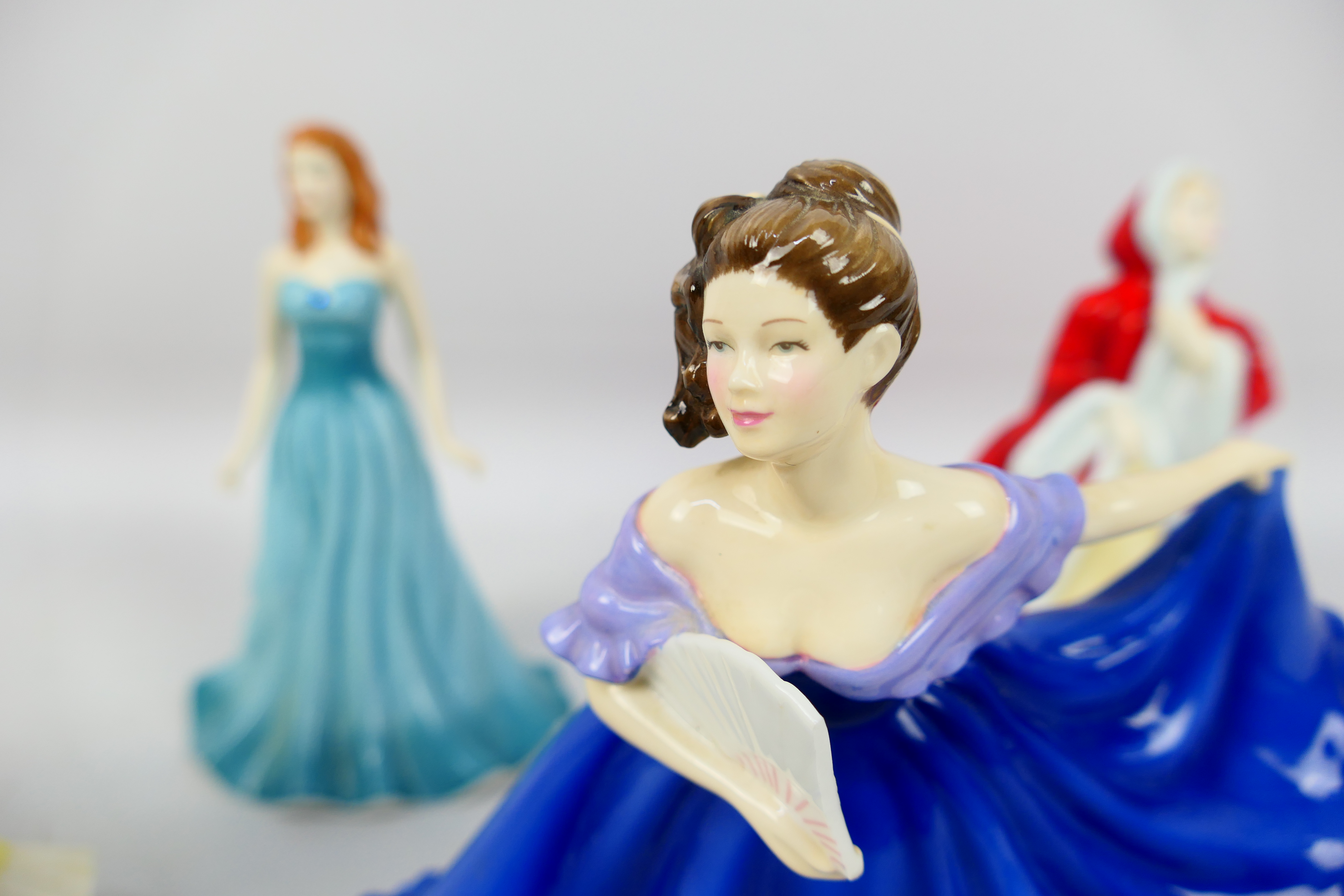 A collection of Royal Doulton lady figures to include Gemstones Collection, - Image 3 of 7