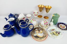 Ceramics to include Denby, Royal Vale tea wares,