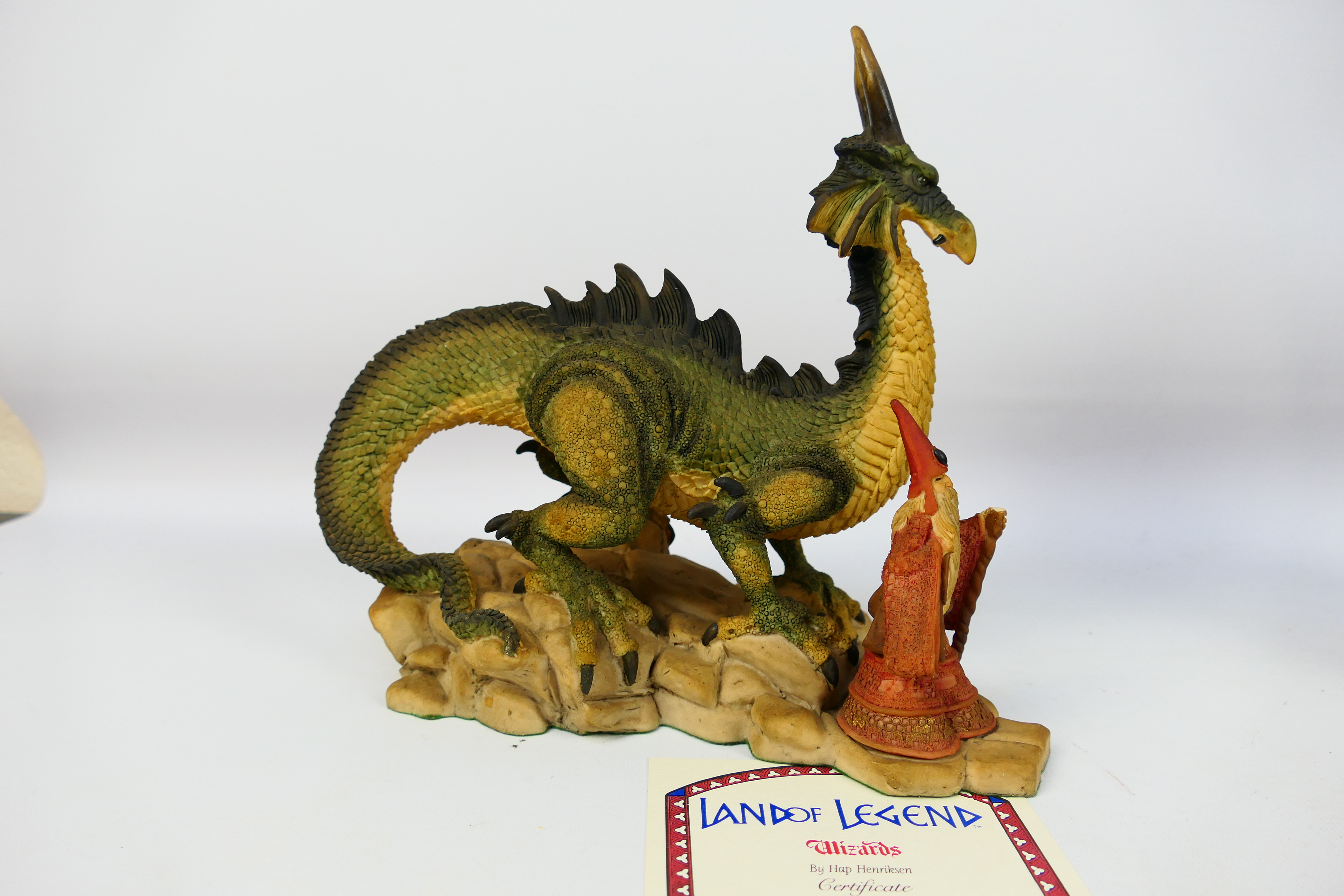 Wizards & Dragons - Two boxed limited edition fantasy figures designed by Hap Henriksen comprising - Image 3 of 10