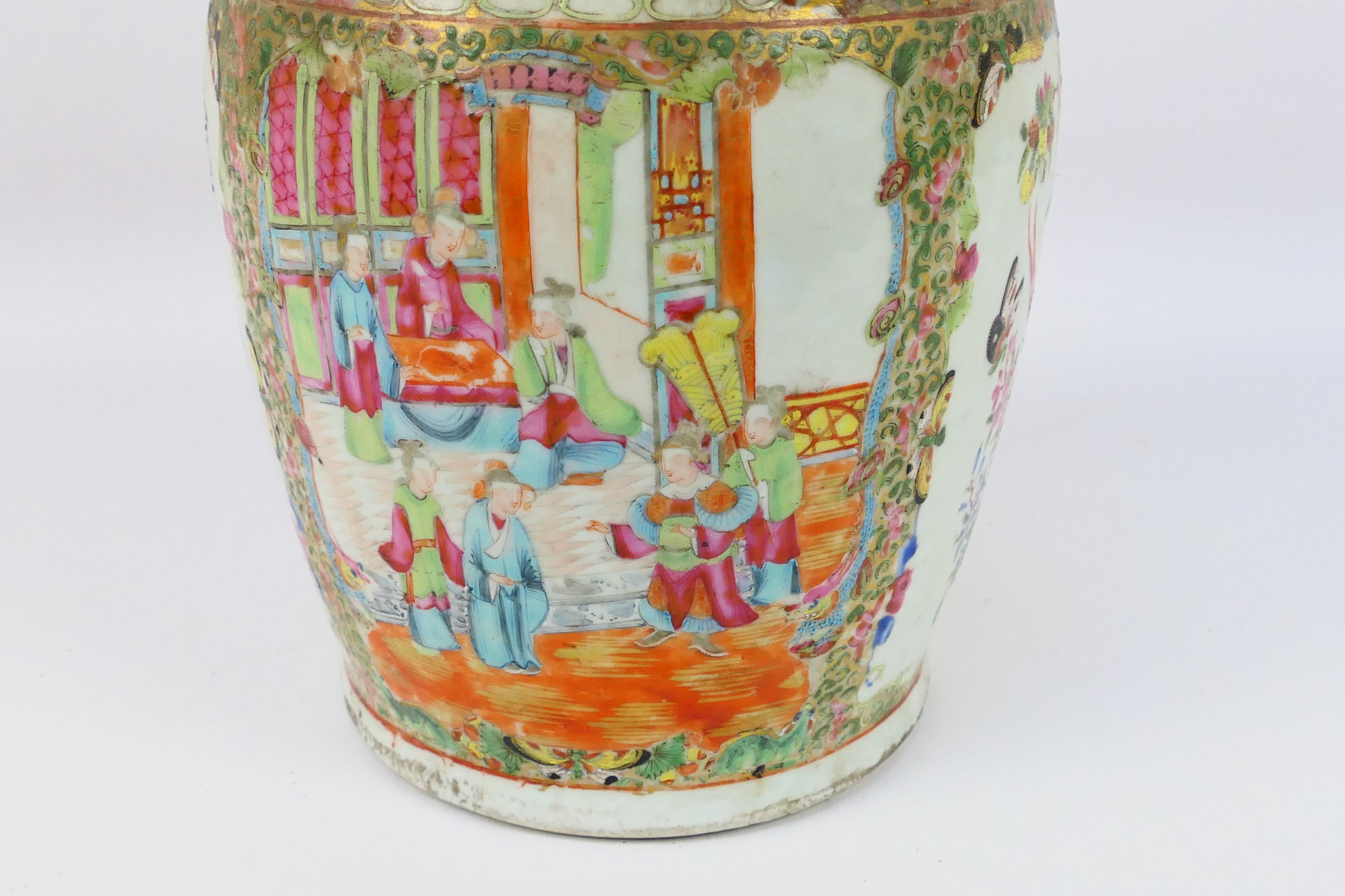 A Chinese famille rose vase, - Image 9 of 14