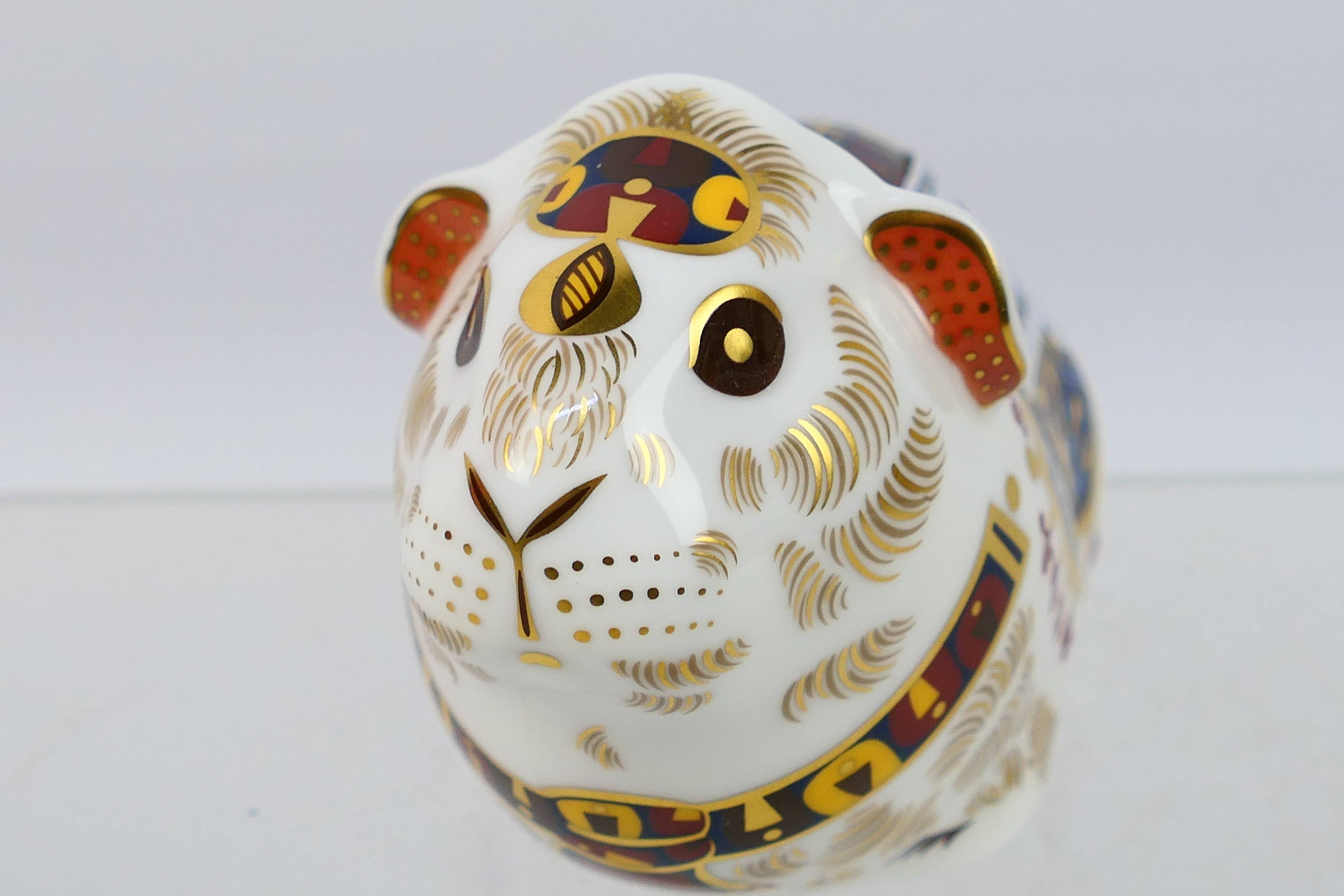 Royal Crown Derby - A limited edition paperweight in the form of a Guinea Pig, Ponchito, - Image 4 of 5