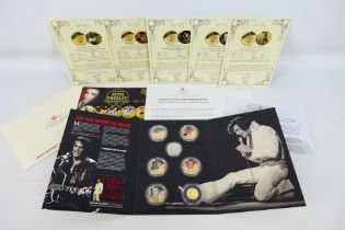Elvis Presley - A London Mint Elvis related collector coin set, The King Of Rock And Roll Volume II,