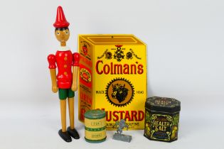 Lot to include a Coleman's Mustard ename