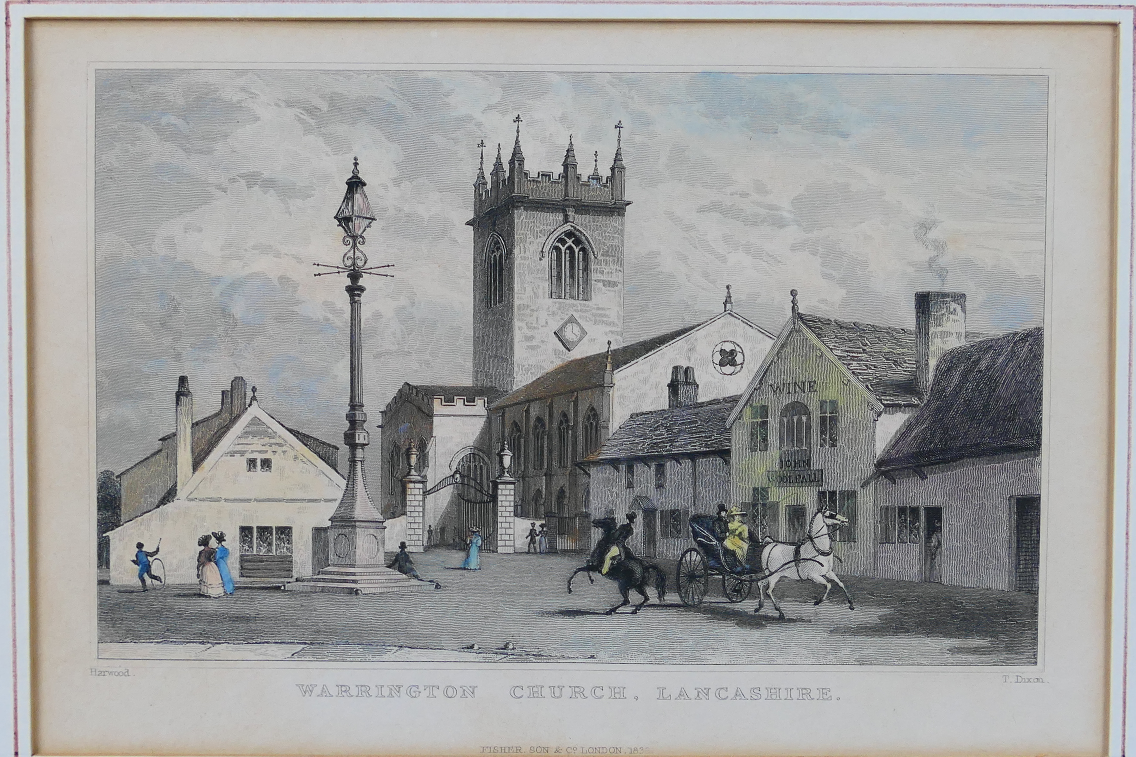 Two framed engravings of Warrington inte - Image 5 of 6