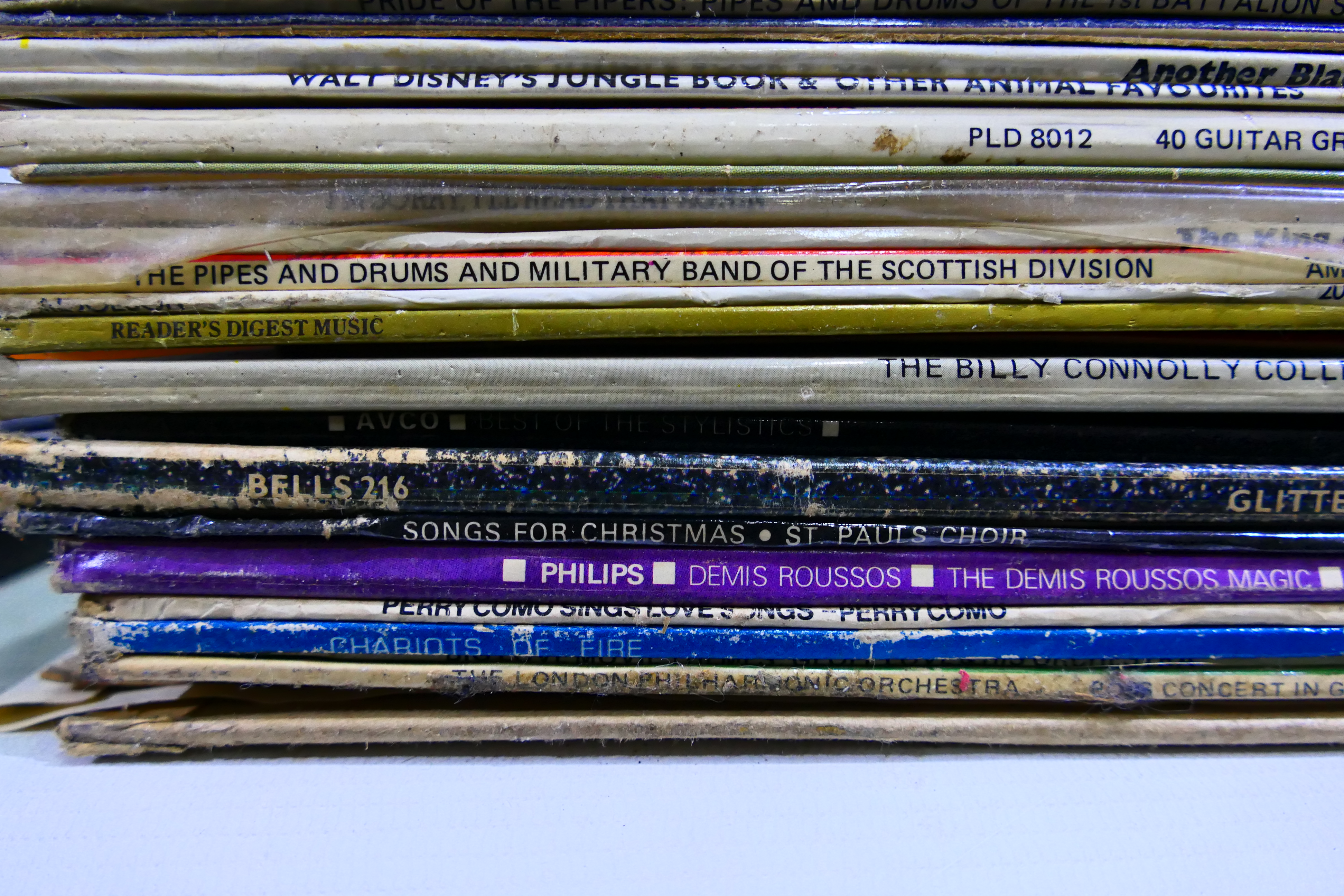 A collection of 12" and 10" vinyl records to include Billy Connoly, Herb Albert And His Friends, - Image 5 of 6