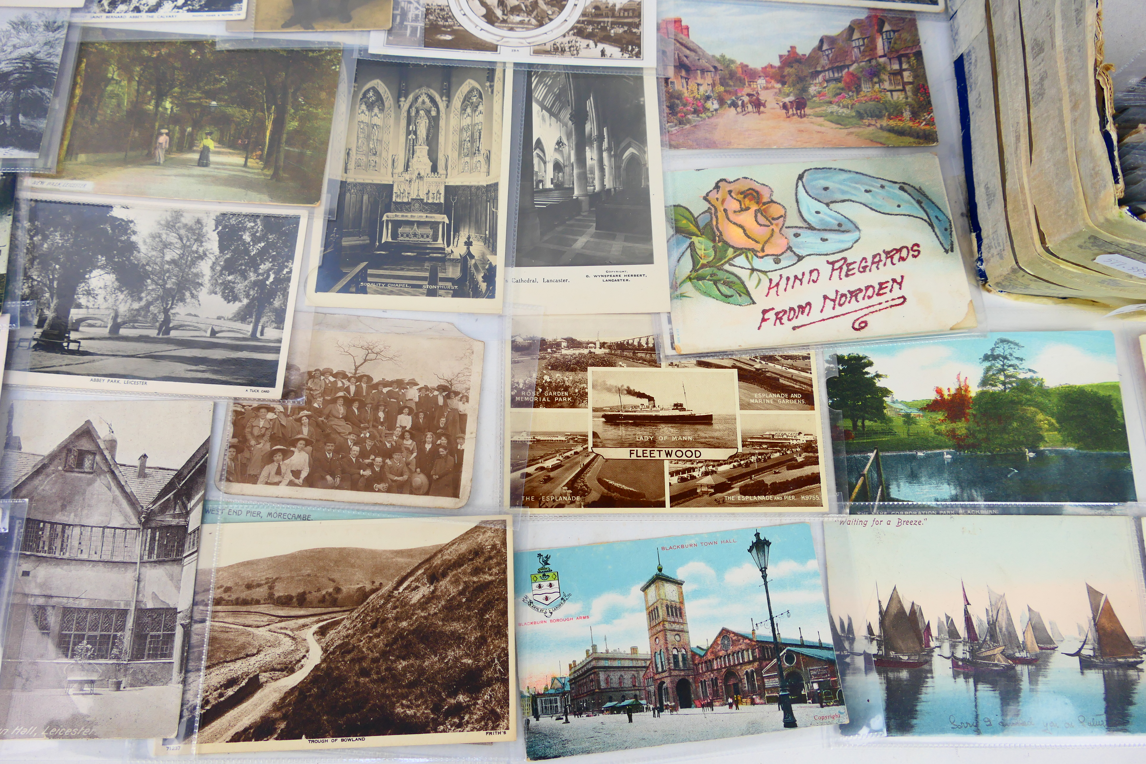 Deltiology - In excess of 250 early to mid-period UK cards, categorised to include Lancashire, - Image 3 of 8