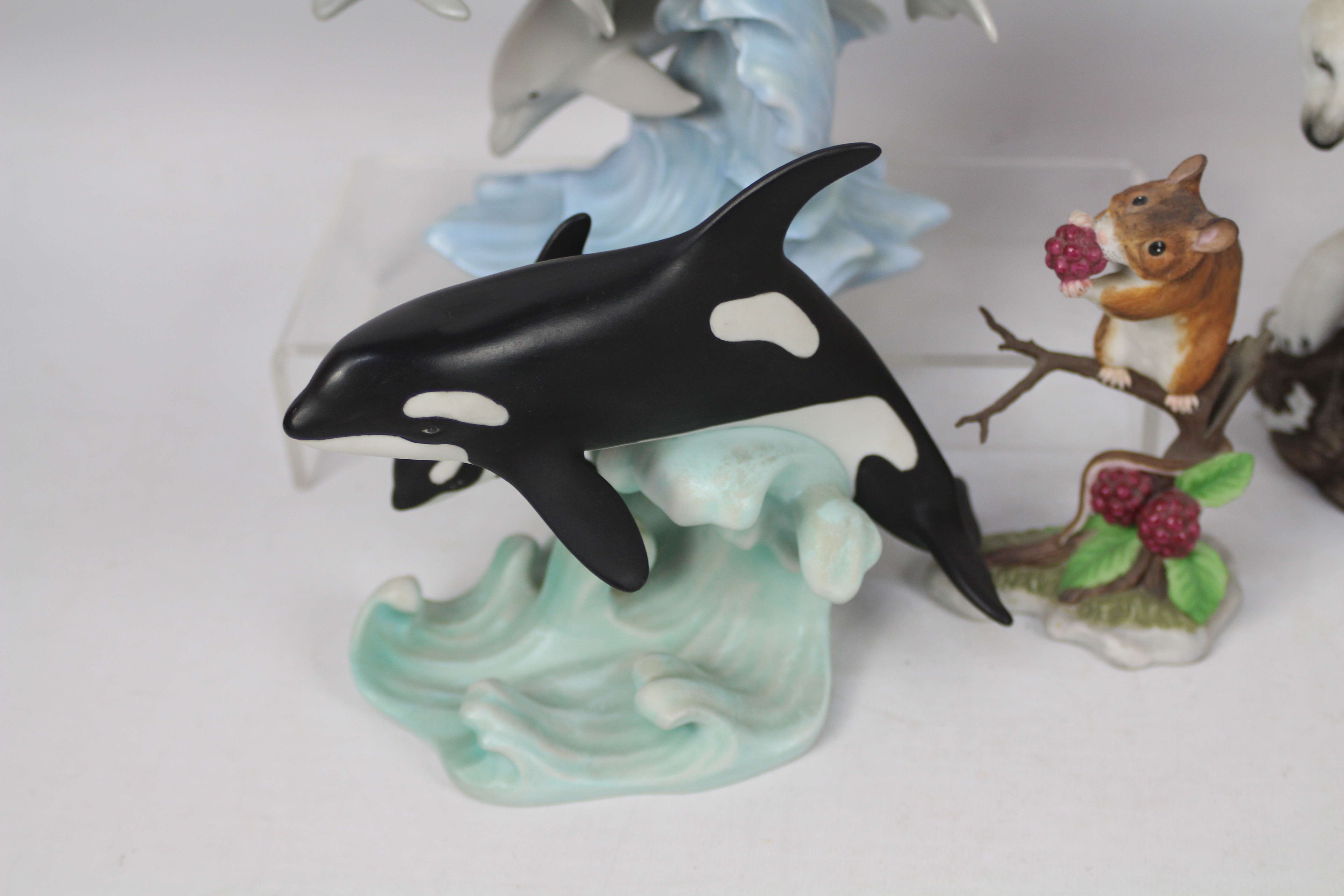 A collection of porcelain and other animal groups to include Sherrat & Simpson, Lenox and other, - Image 2 of 4