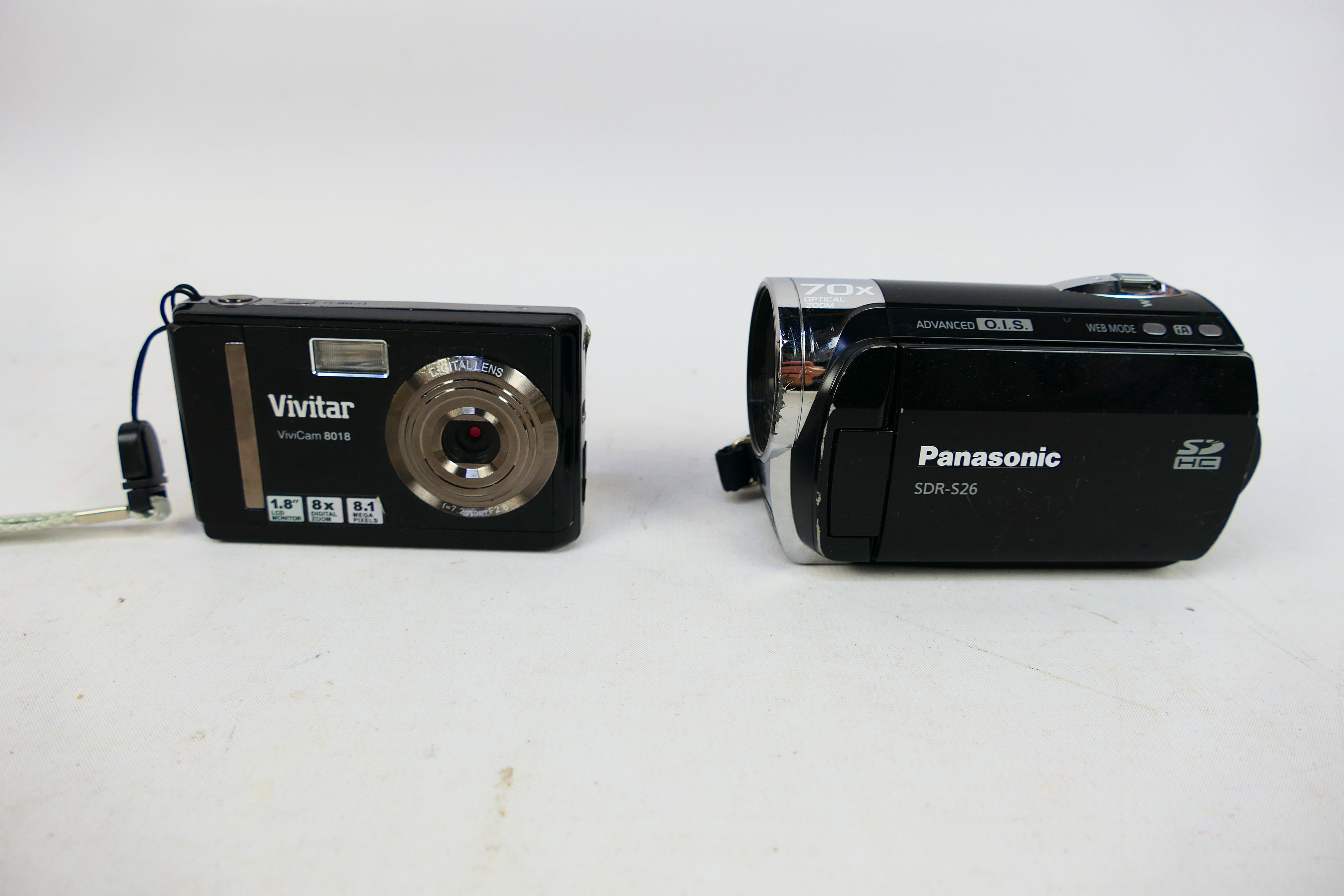 Canon, Nikon, Panasonic, Lumix, Vivitar, Fujifilm - 6 x cameras - Lot includes a Nikon Coolpix L120. - Bild 6 aus 6