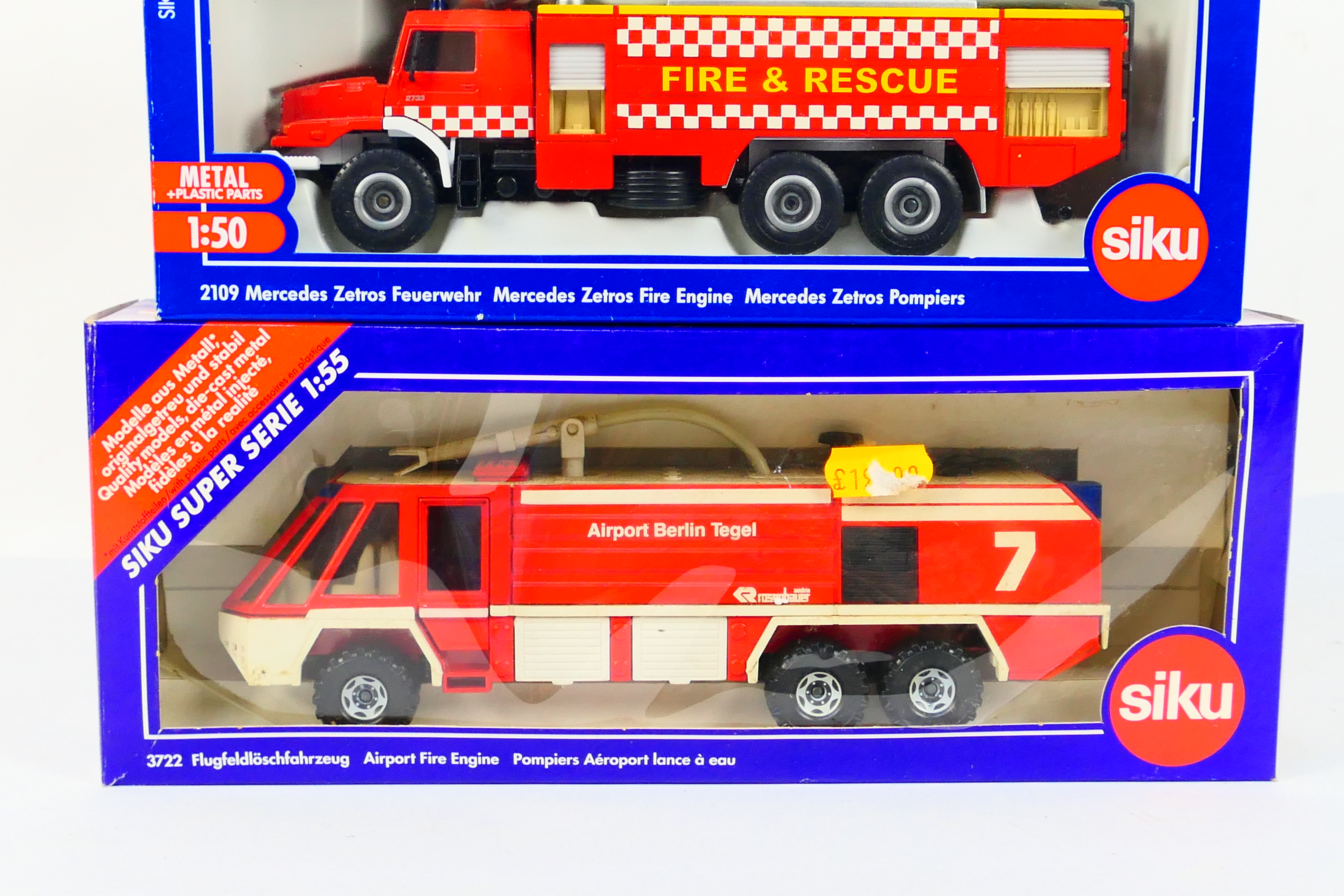 Siku - Three boxed diecast 1;50 scale fire appliances from Siku. - Image 2 of 4